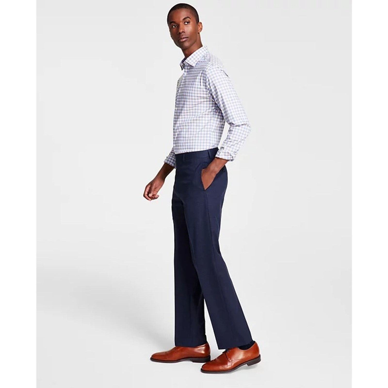 Michael Kors Michael Kors Men's Blue Marvin Dress Pants Size 40W 32L Size US 40 / EU 56 - 3 Thumbnail