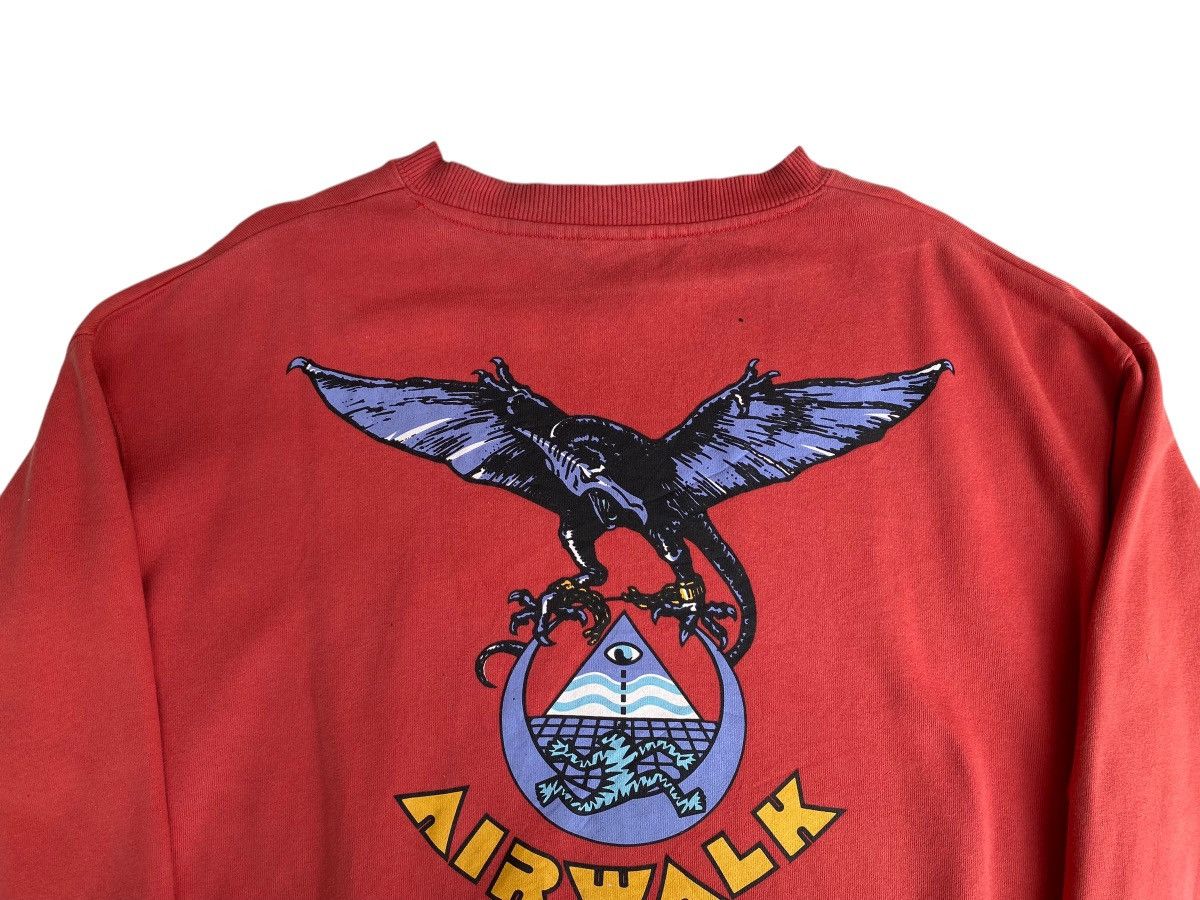 Airwalk × Vintage Vtg Airwalk Printed Sweatshirt Size US L / EU 52-54 / 3 - 6 Thumbnail