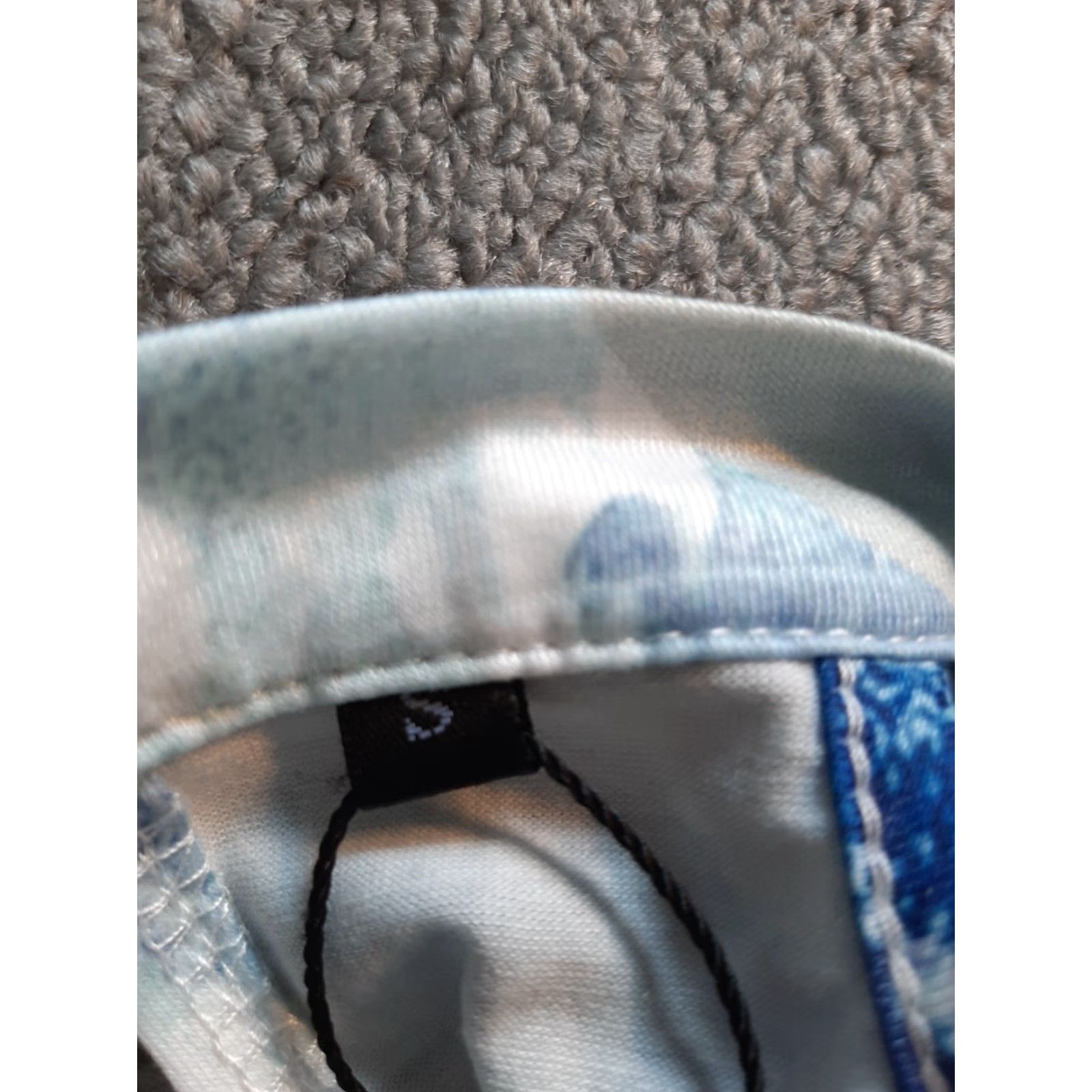 Vintage Ouges Dress Womens S Blue White Knee Length Sleeveless NEW Size S / US 4 / IT 40 - 6 Thumbnail