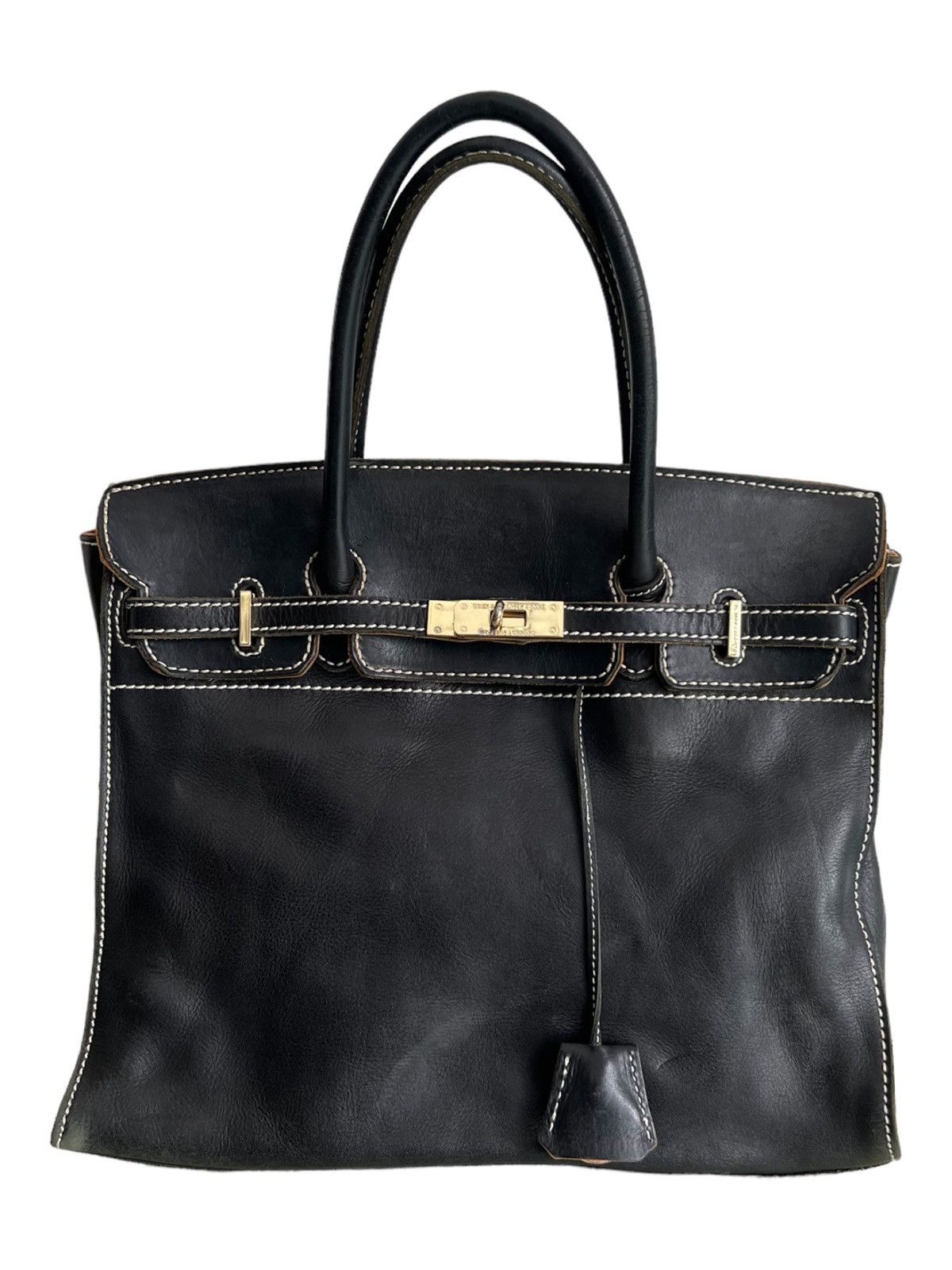 Good Design Shop Comme des Garcons Birkin Bag D'Or Accessories De Mademoiselle Leather Black Size ONE SIZE - 1 Thumbnail