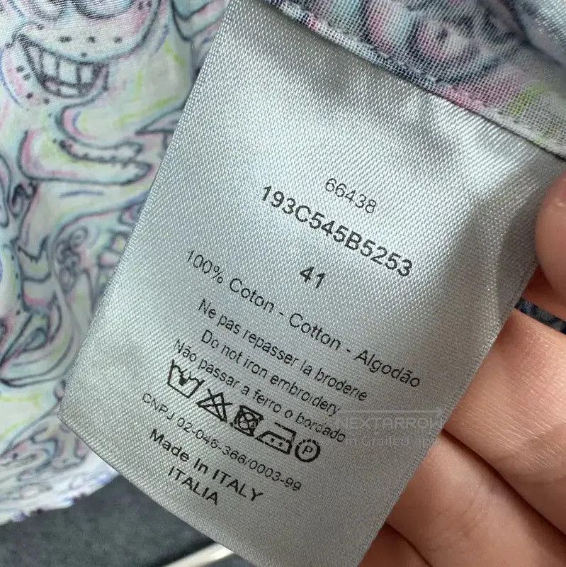 Dior Dior Blue Cotton Men's T-Shirt . Size US L / EU 52-54 / 3 - 4 Thumbnail