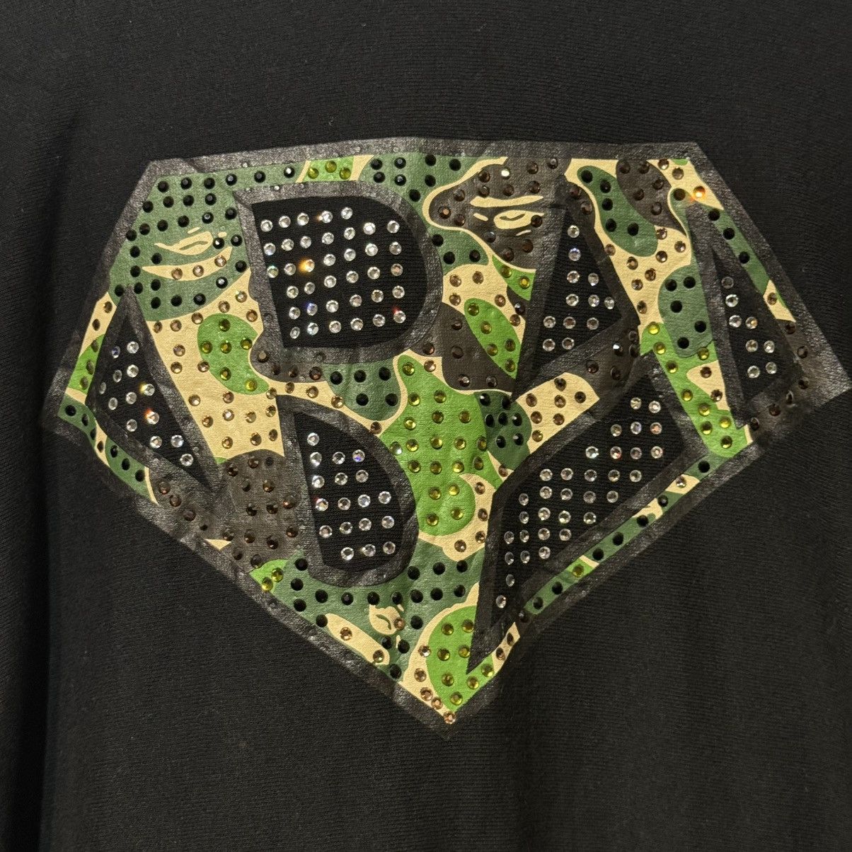 Bape Bape x Swarovski Vintage Bapeman Nigo Hoodie Size US M / EU 48-50 / 2 - 3 Thumbnail