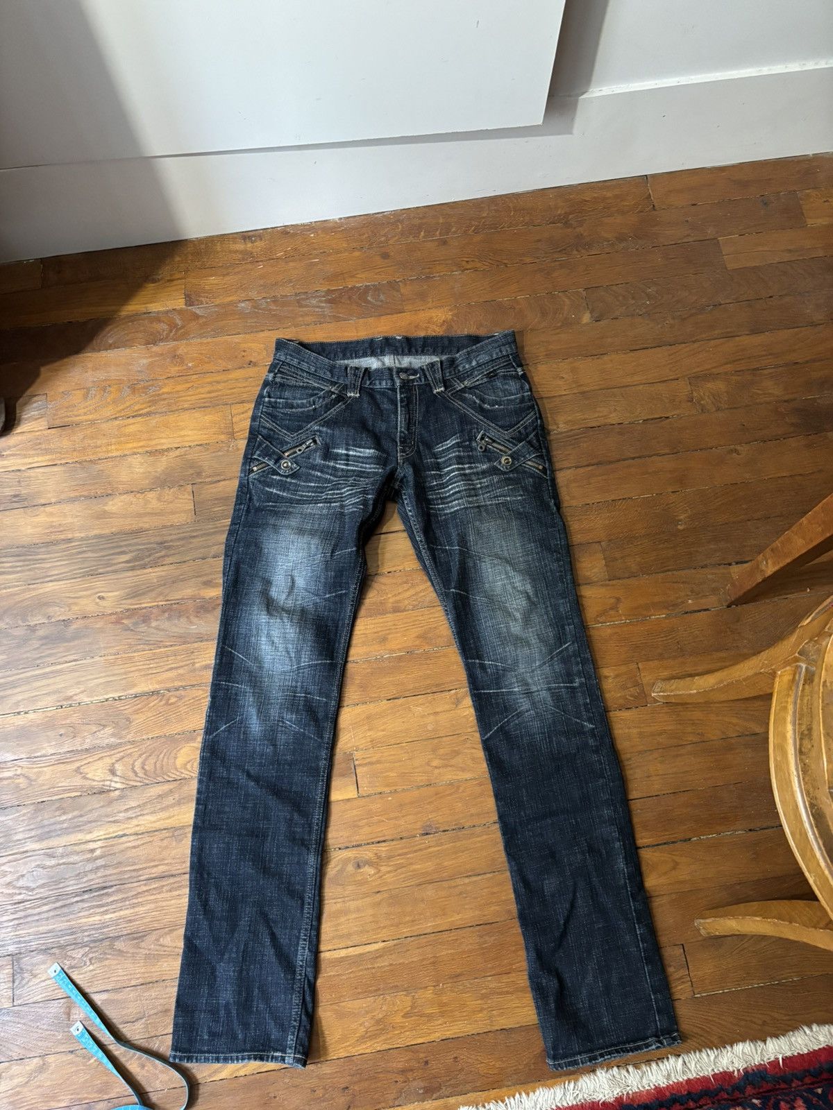 PPFM PPFM long legs reversible jeans Size US 35 - 2 Thumbnail