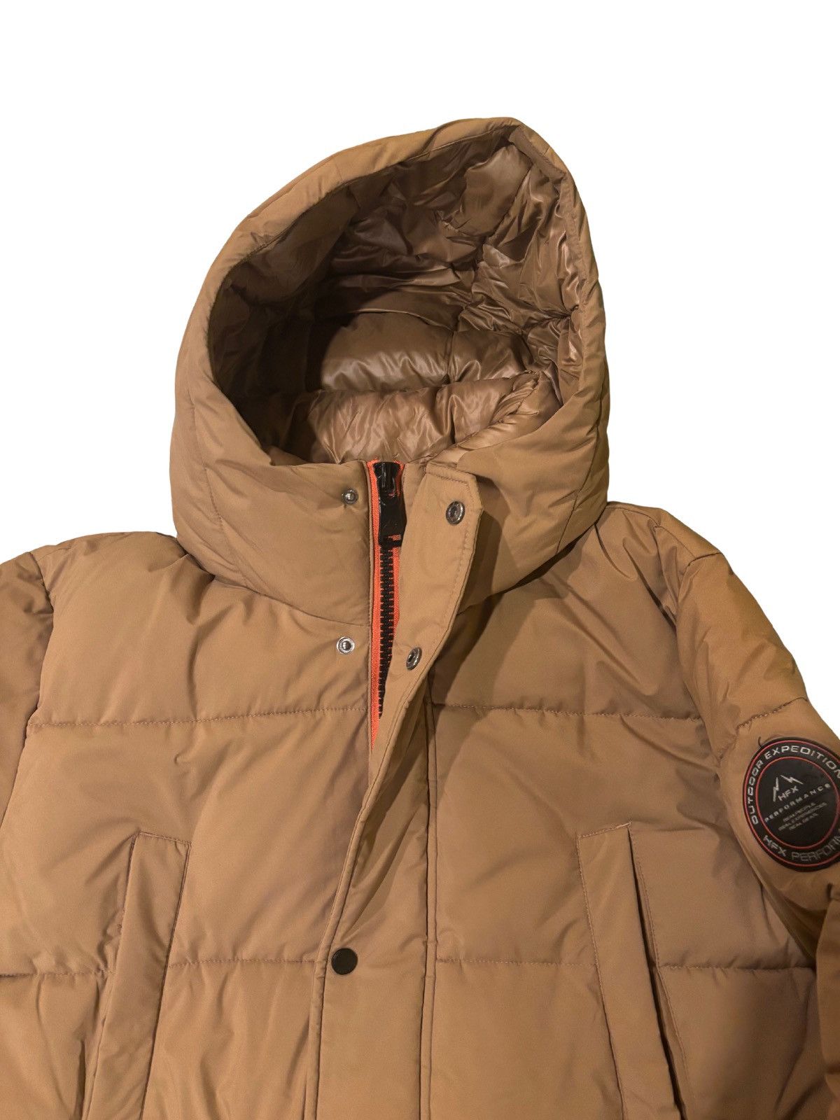 Other Men’s tan water resistant puffer Jacket.mj0128 Size US L / EU 52-54 / 3 - 3 Thumbnail