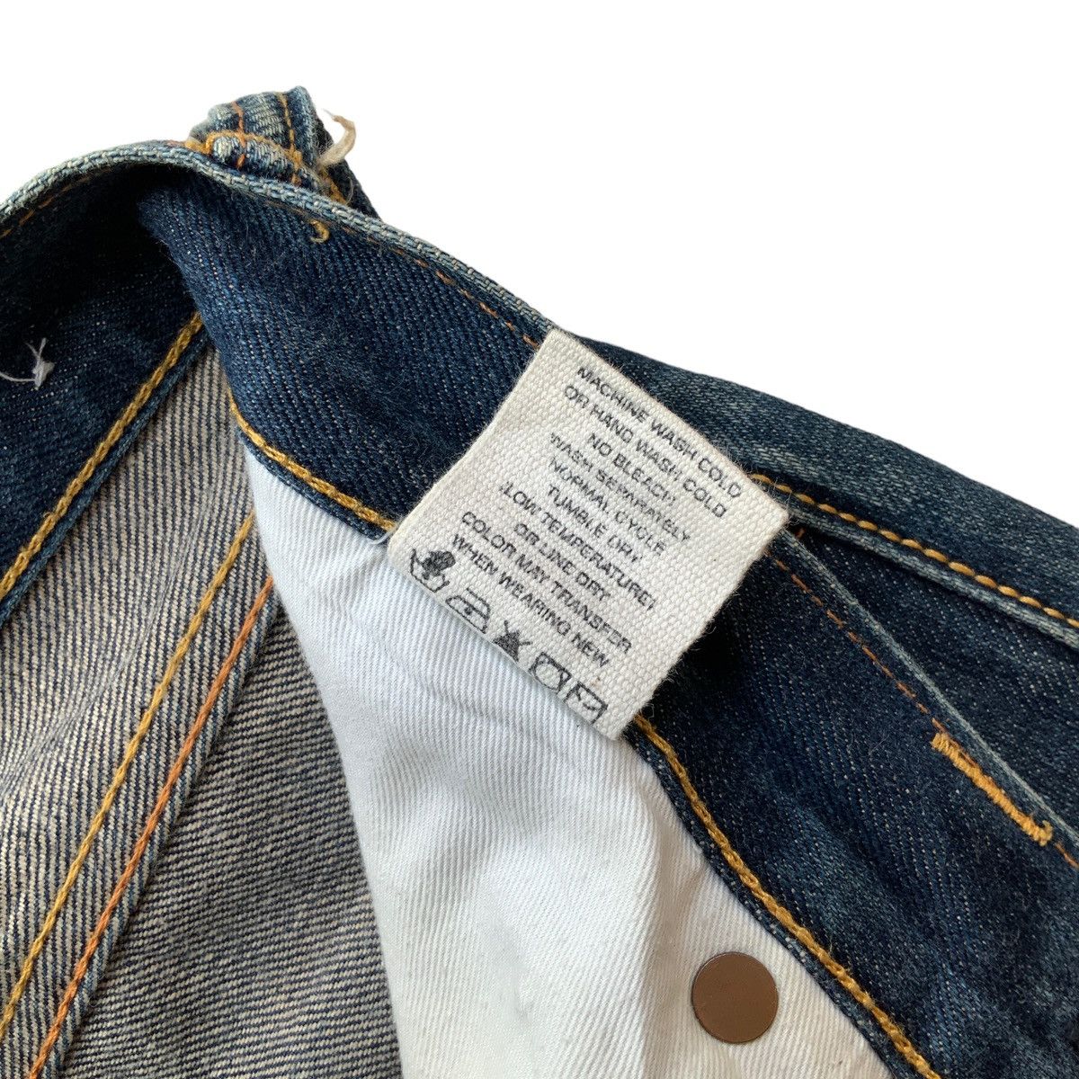 Evisu × Japanese Brand EVISU BRUSHSTROKES DAICOCK SELVEDGE JEANS Size US 30 / EU 46 - 8 Thumbnail
