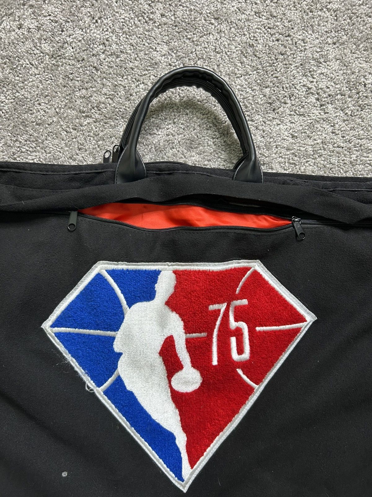 Jeff Hamilton Jeff Hamilton NBA Mega Patches Leather Wool Jacket AOP Rare Size US M / EU 48-50 / 2 - 15 Thumbnail