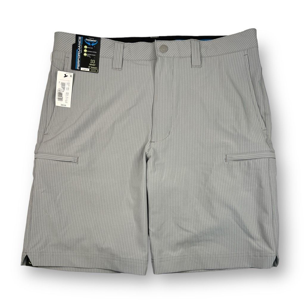 Roundtree & Yorke Roundtree & Yorke Performance Straight Fit Flat Front Shorts Size US 33 - 1 Thumbnail