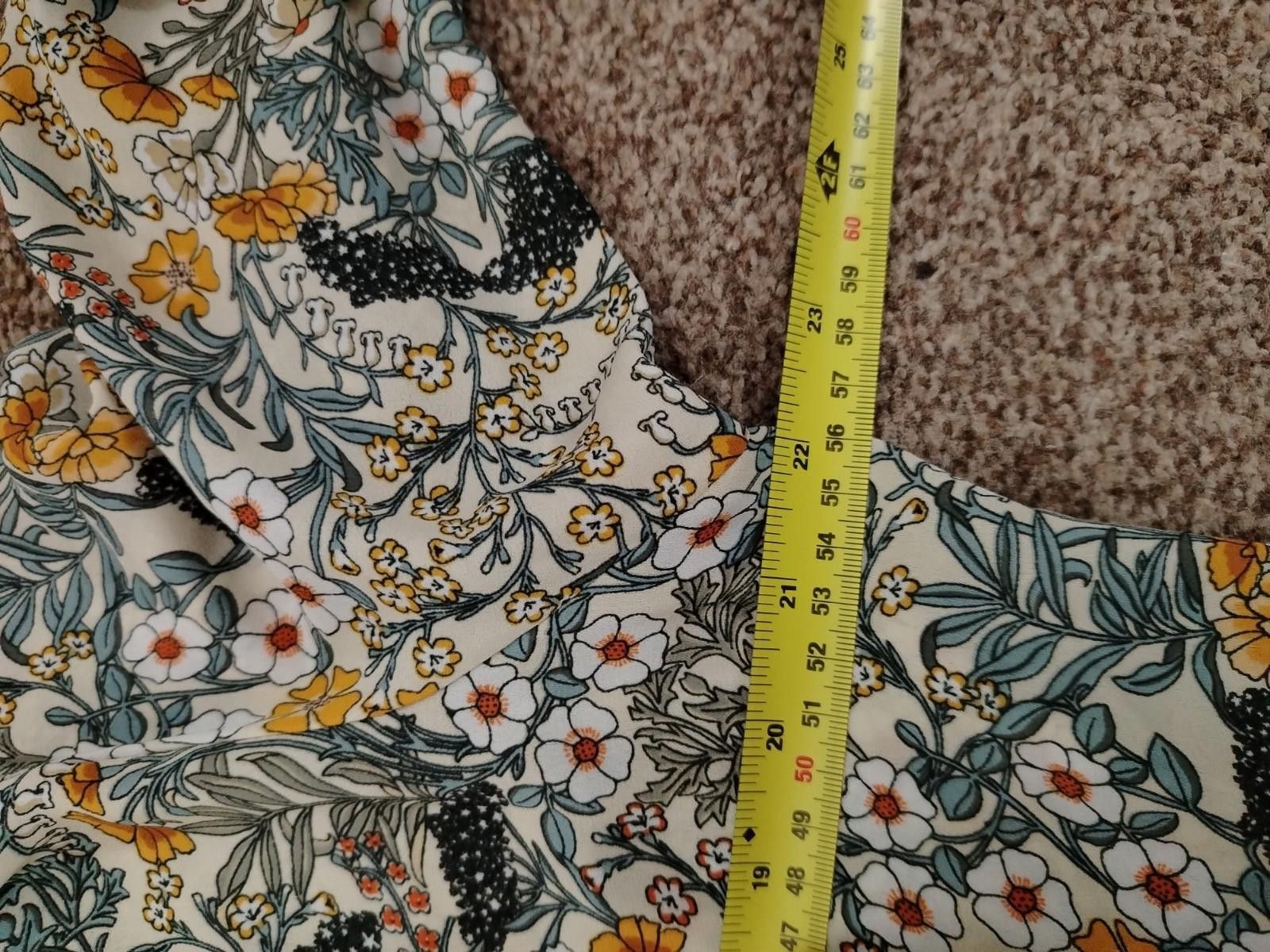 H&M Pre-Loved H&M Floral Print Long Sleeve Shirt Blouse UK 14 Size M / US 6-8 / IT 42-44 - 10 Thumbnail