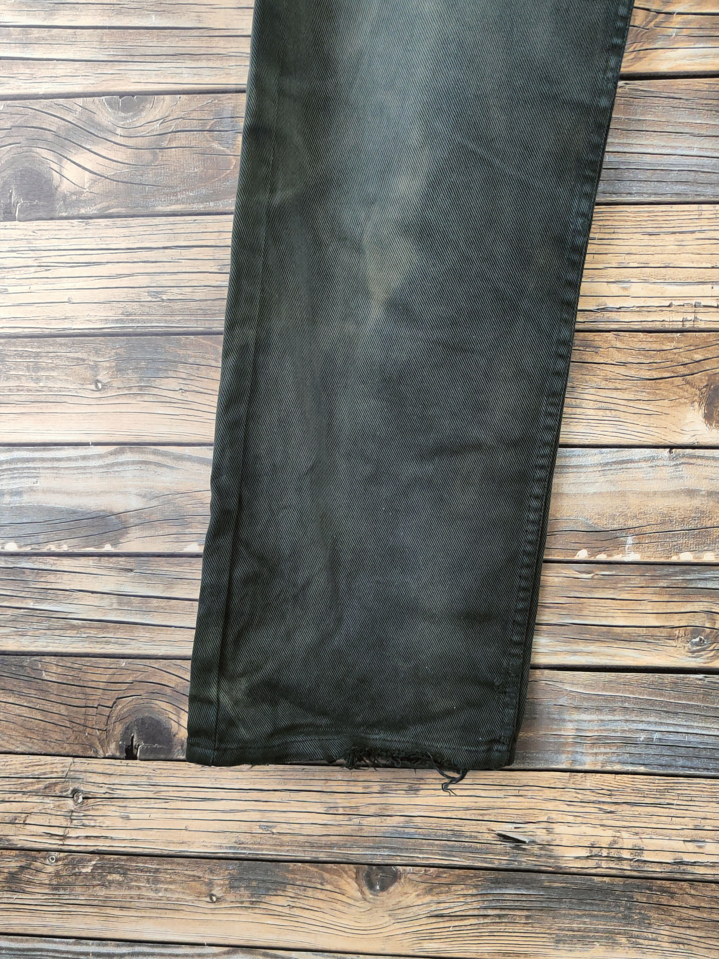 Levi's Levi's Black Distressed ripped vintage denim Jeans #S2819 Size US 30 / EU 46 - 4 Thumbnail