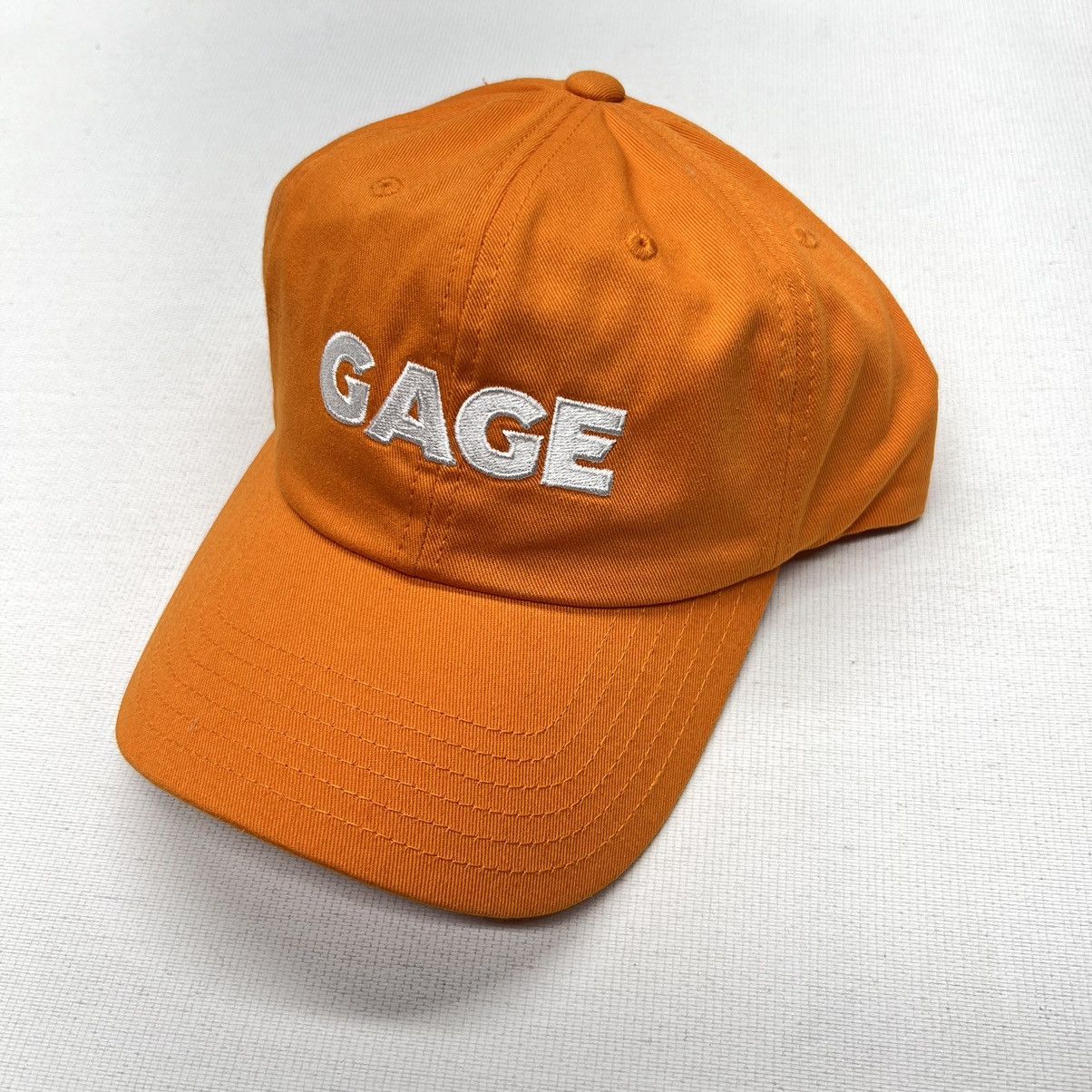 Other Gage Cannabis Hat Cap Mens Orange Snapback Embroidered Logo Size ONE SIZE - 1 Thumbnail
