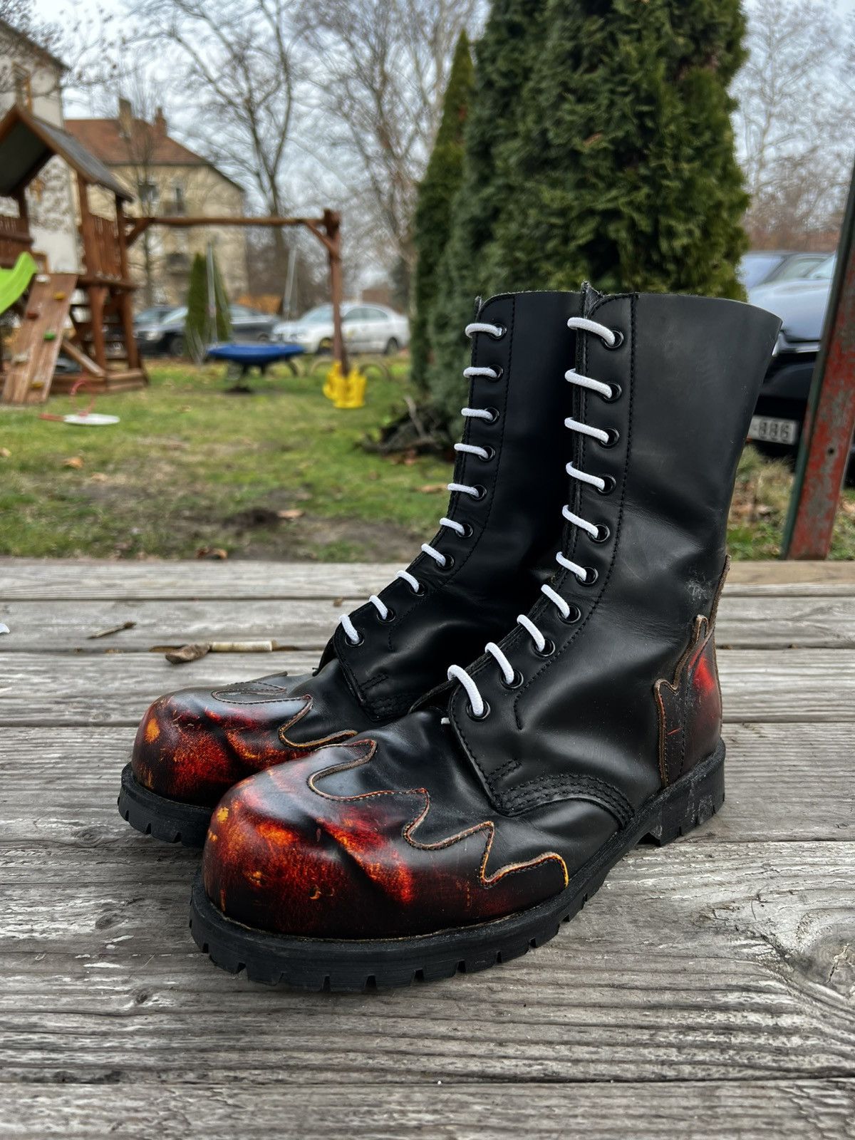 Other Vintage Rare Underground England boots steel toe leather Size US 8 / EU 41 - 3 Thumbnail