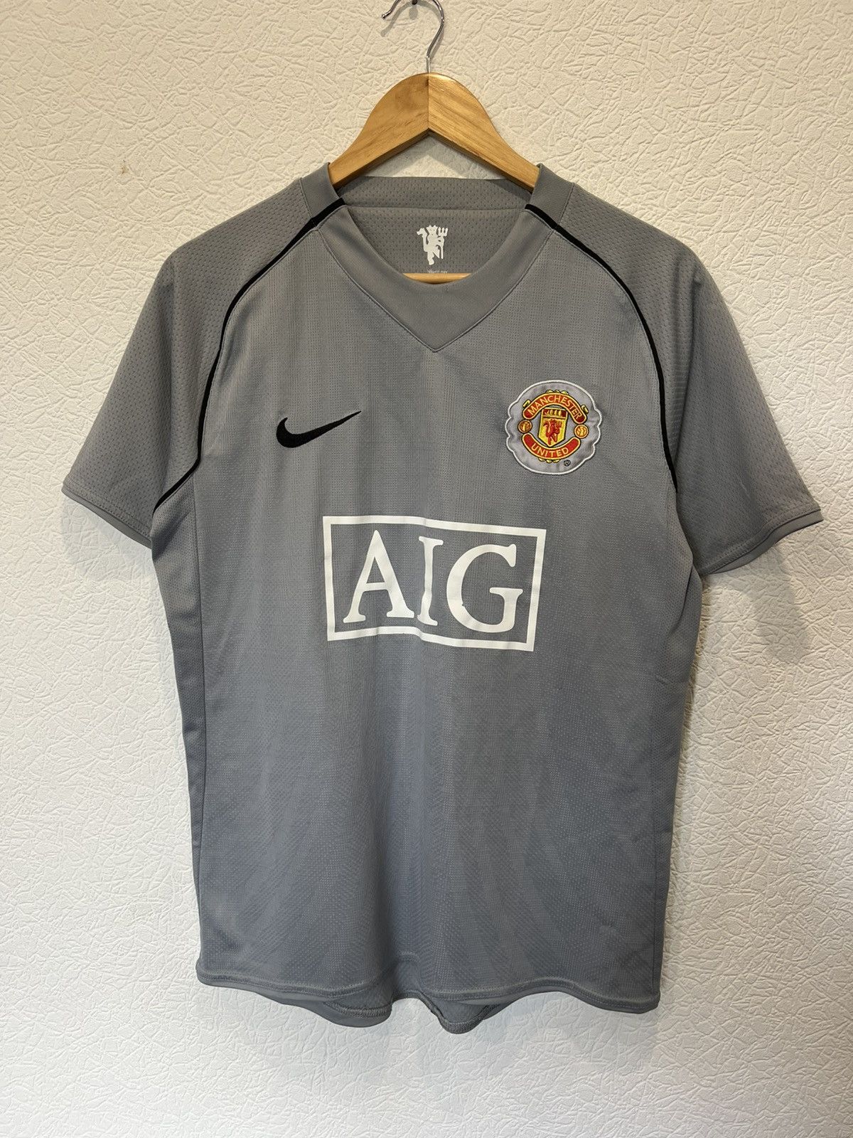 Nike Nike Manchester United 2007/2008 Player Issue Jersey Soccer Size US S / EU 44-46 / 1 - 1 Thumbnail