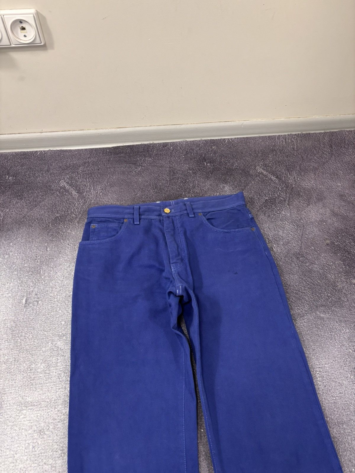 Tom Ford Tom Ford TF001 Men’s Relaxed Loose Blue Denim Jeans Size US 34 / EU 50 - 5 Thumbnail