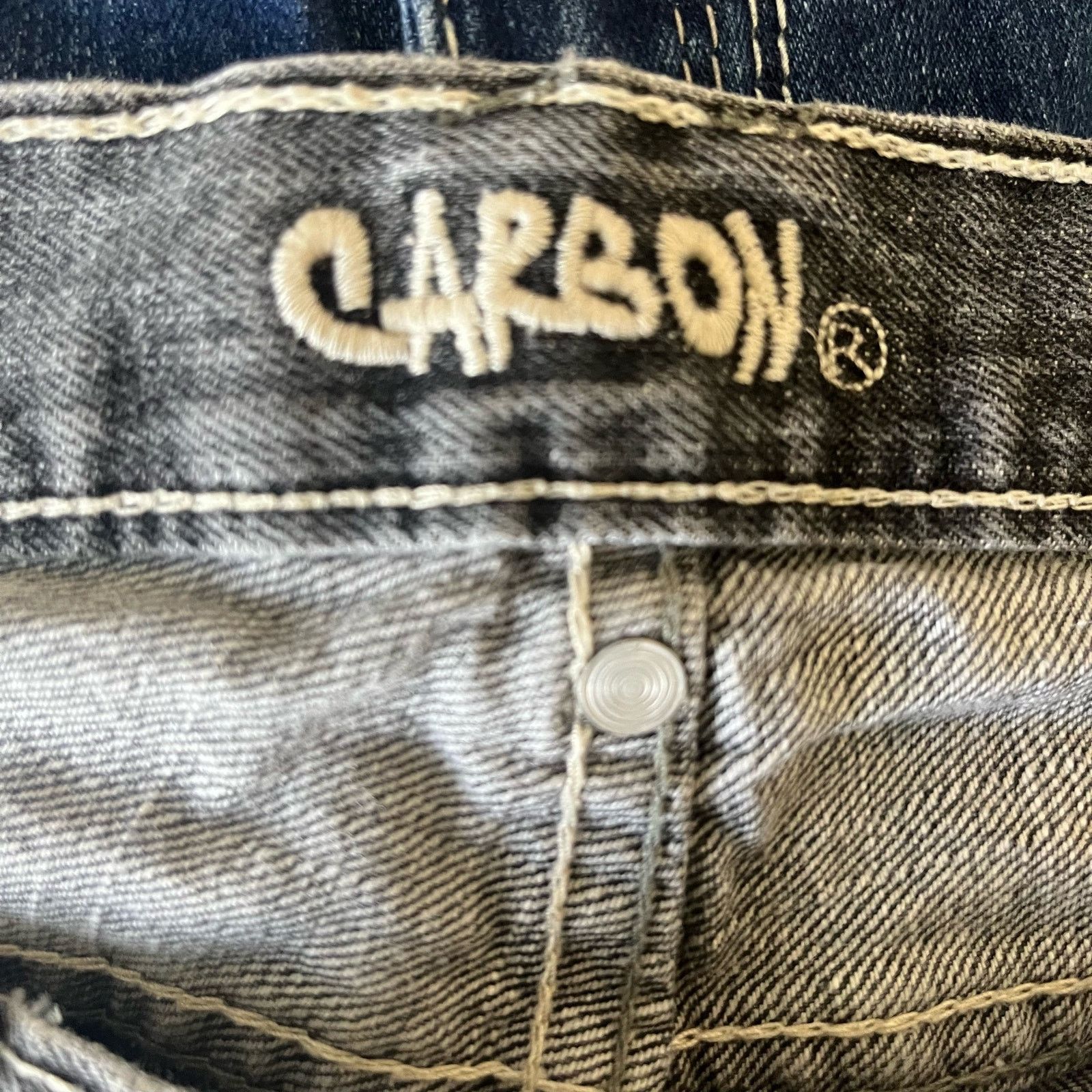 Carbon Carbon Denim Jeans Mens 30x32 Vintage y2k Retro Old school Size US 30 / EU 46 - 7 Thumbnail