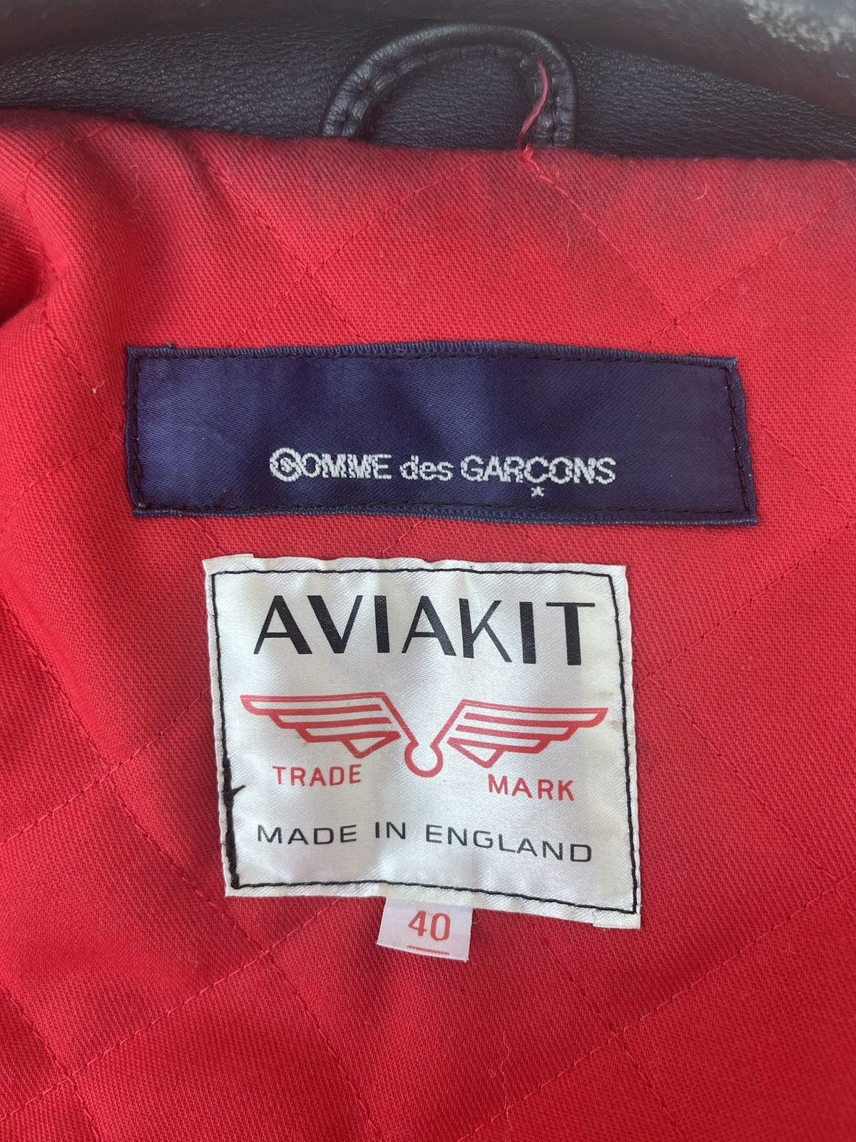 Comme des Garcons Comme des Garçons × Lewis Leathers Aviakit Jacket – Unique Size US XXS / EU 40 - 5 Thumbnail