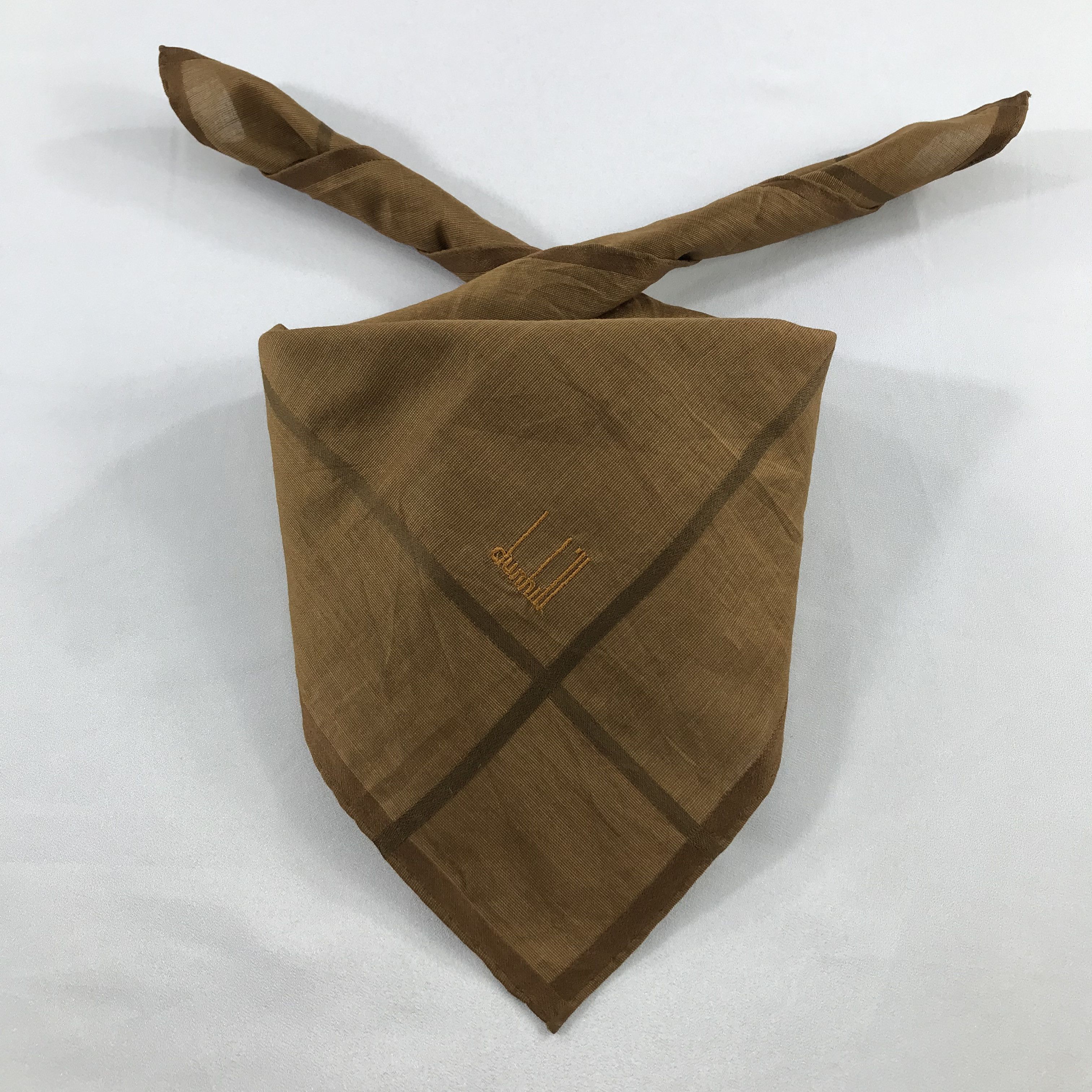 Alfred Dunhill × Vintage Dunhill Bandana / Handkerchief / Neckerchief -S2470 Size ONE SIZE - 3 Thumbnail