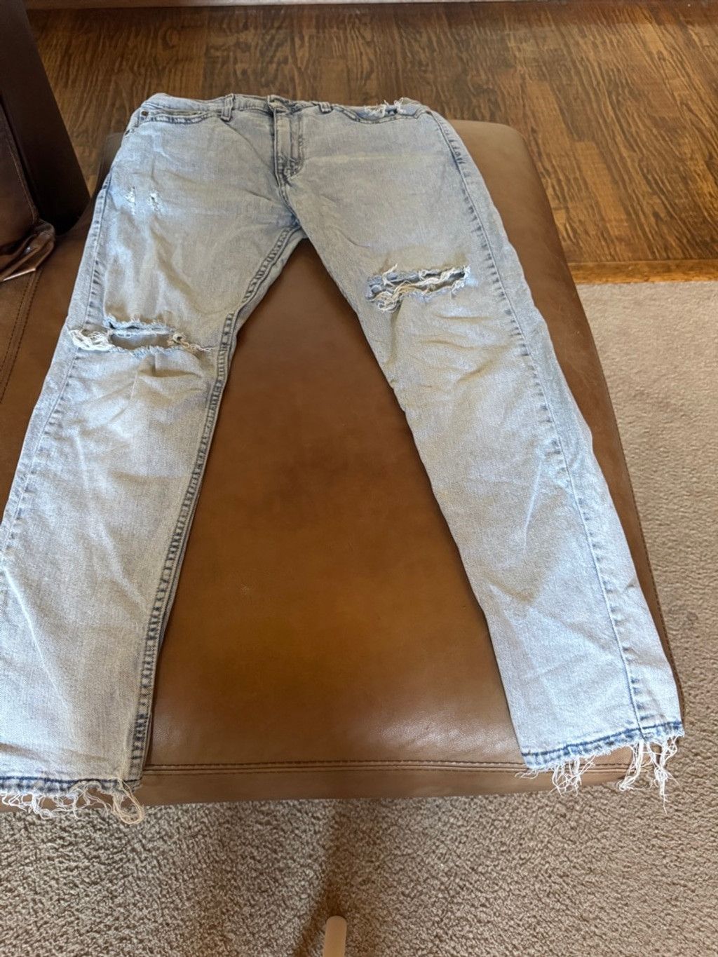 Levi's Vintage Levis Distressed Style Light Blue 32x30 Size US 32 / EU 48 - 1 Thumbnail
