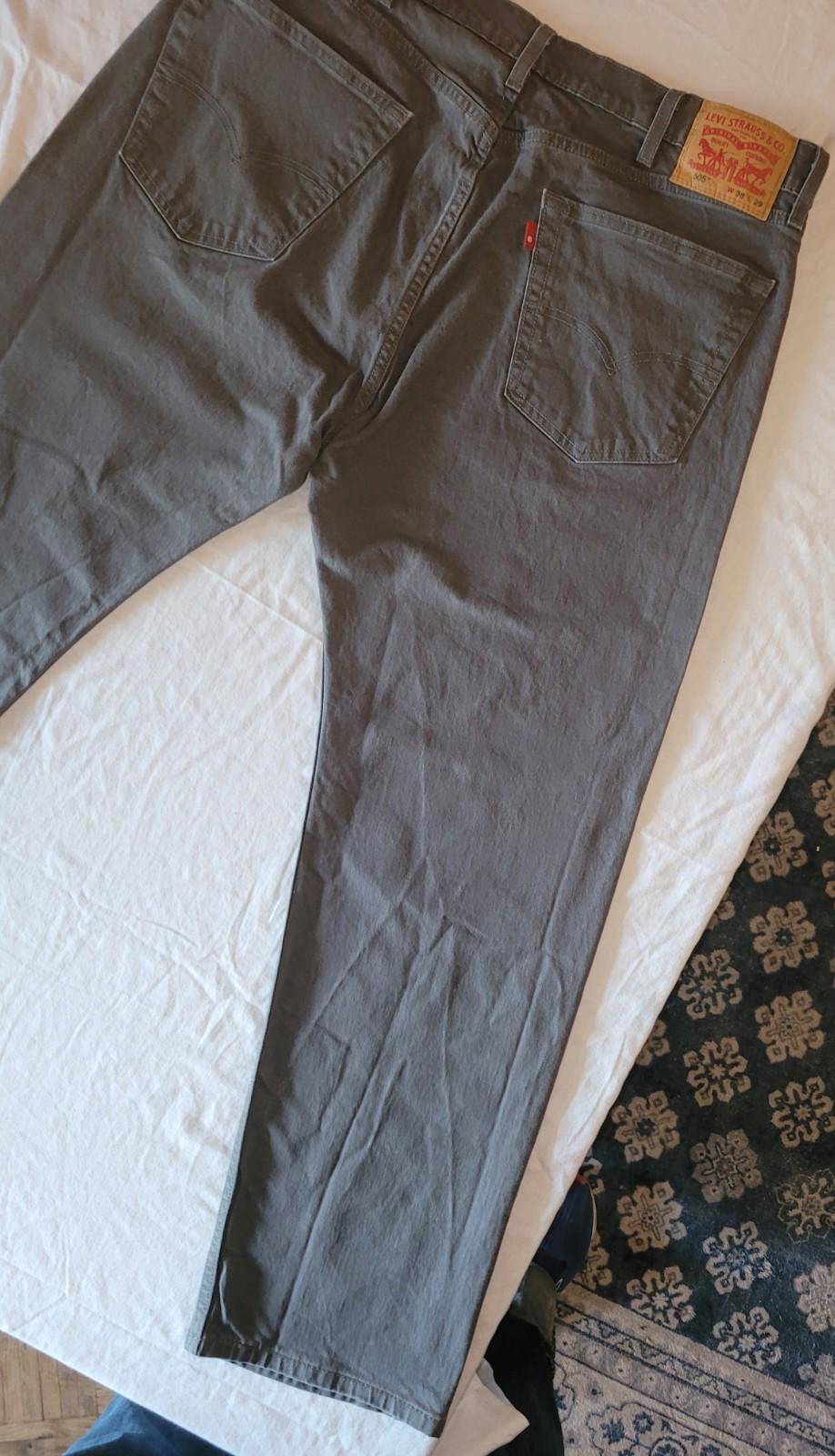 Levi's Levis regular fit 505 W38 L29 gray denim jeans Size US 38 / EU 54 - 3 Thumbnail