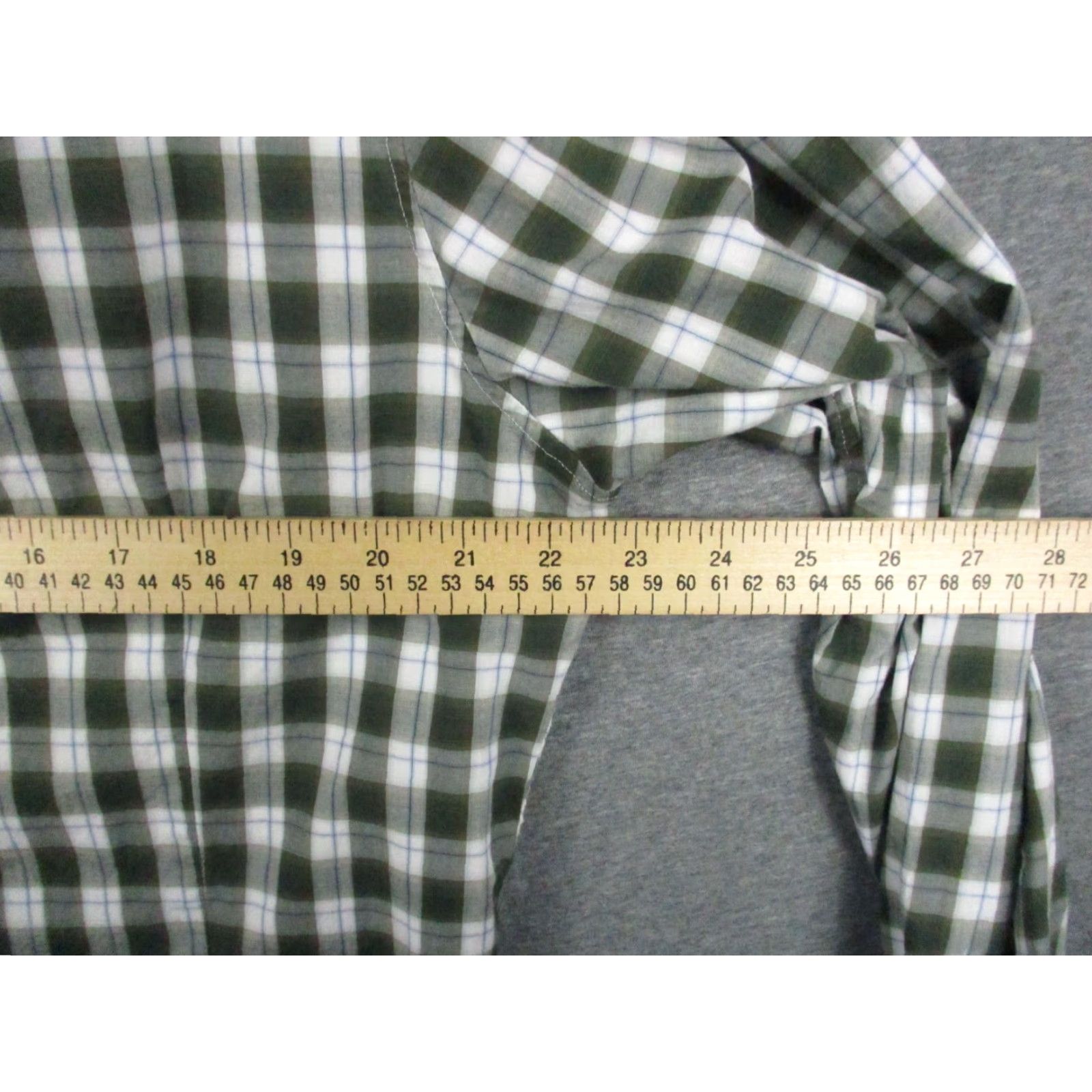 Banana Republic VINTAGE Banana Republic Shirt? No, Banana Republic Shirt Large Men Slim Fit Button Green Plaid Long Sleeve Size US L / EU 52-54 / 3 - 7 Thumbnail