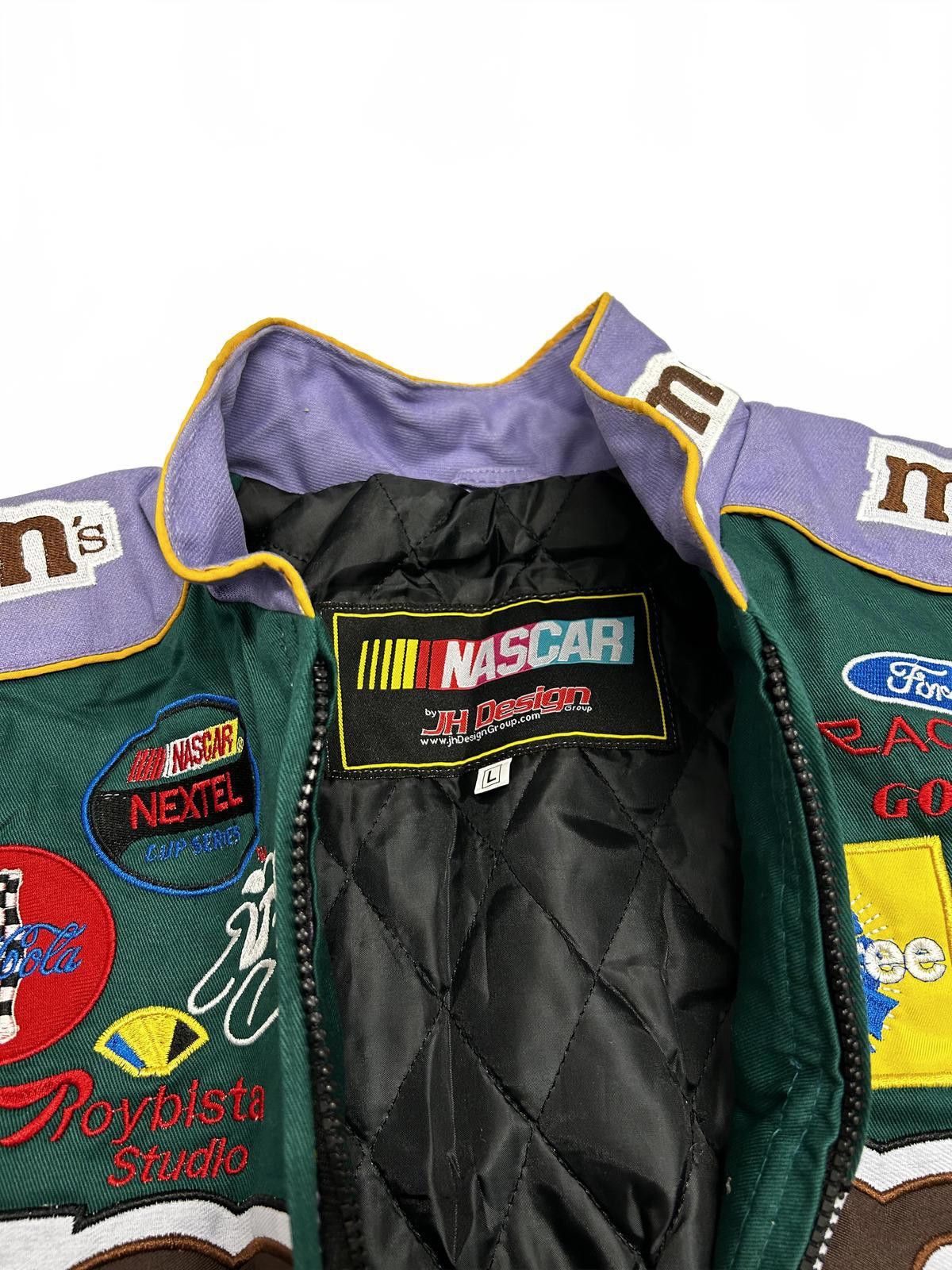 NASCAR Vintage M&M's Racing Varsity Jacket Size US L / EU 52-54 / 3 - 8 Thumbnail