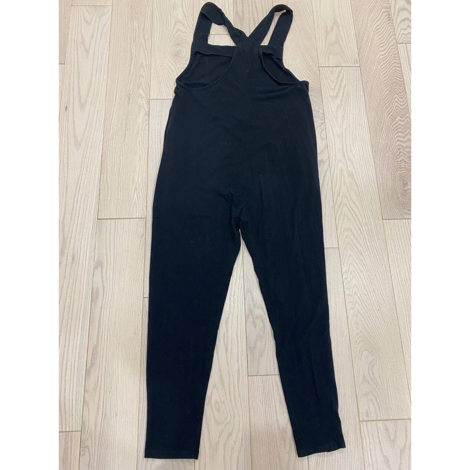 & Other Stories smash +TESS Women ROMPER Cotton BLACK Petite Small A000111 Size 27" / US 4 / IT 40 - 4 Thumbnail