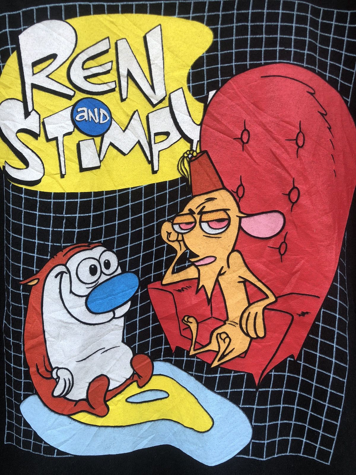 Cartoon Network Vintage Y2K Ren And Stimpy Cartoon Tshirt Size US L / EU 52-54 / 3 - 5 Thumbnail