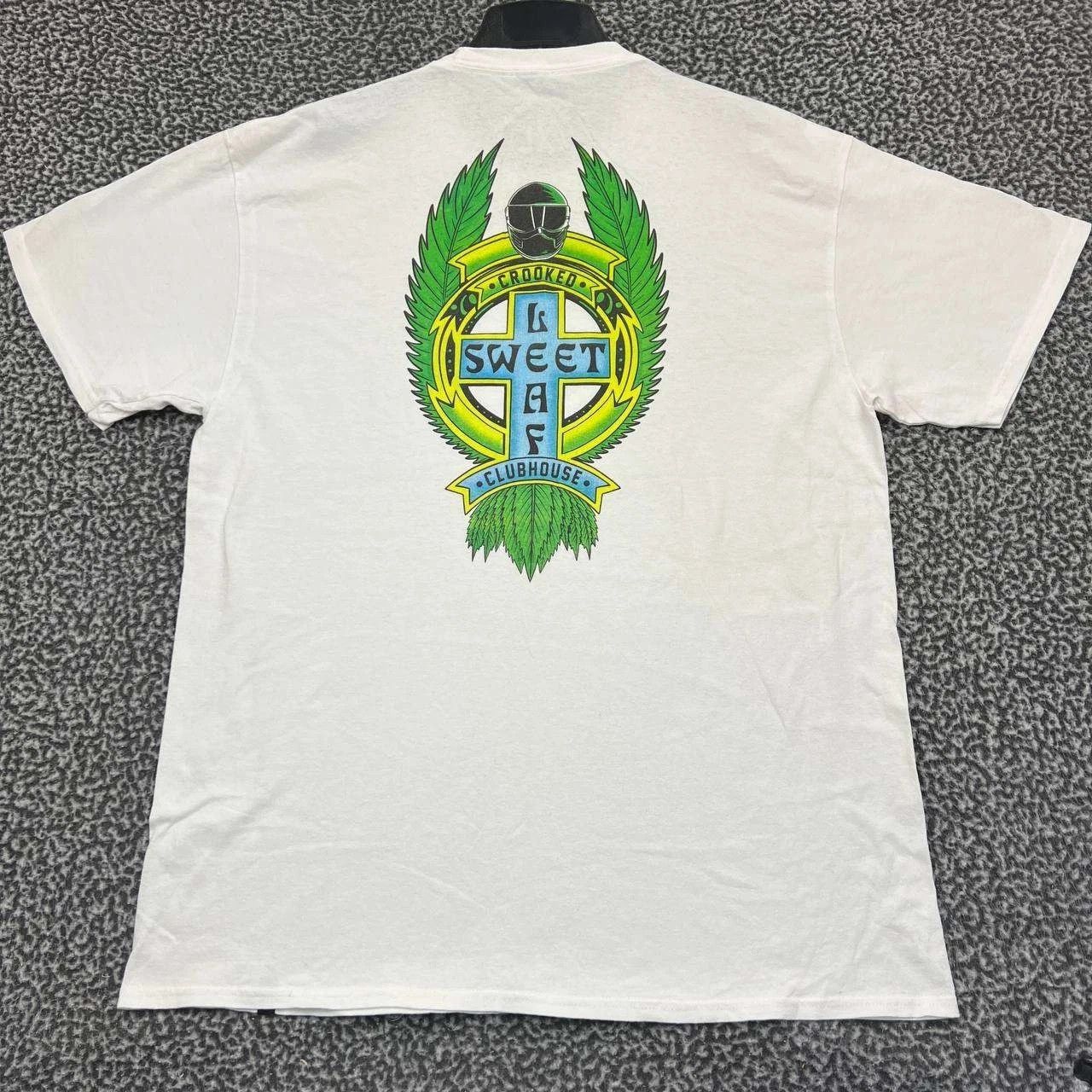 Other Crooked Clubhouse Shirt Men Sweet Leaf Short Sleeve XL Size US XL / EU 56 / 4 - 1 Thumbnail