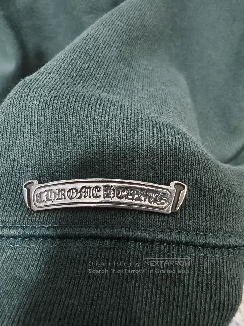 Chrome Hearts CHROME HEARTS Size L Embroidered flower arm brown semi-zipp Size US L / EU 52-54 / 3 - 7 Thumbnail