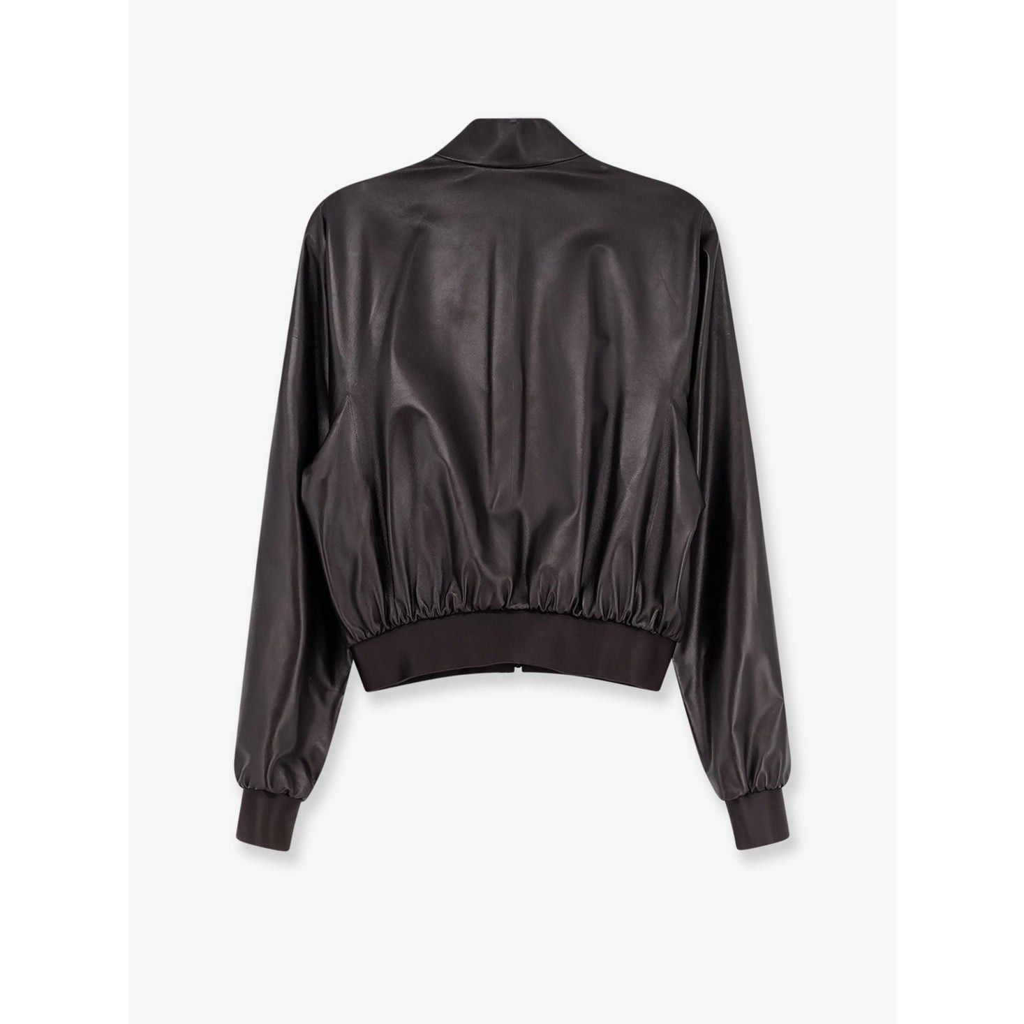 Gucci GUCCI $4700 Dark Brown Nappa Leather Jacket New & Authentic Size M / US 6-8 / IT 42-44 - 2 Thumbnail