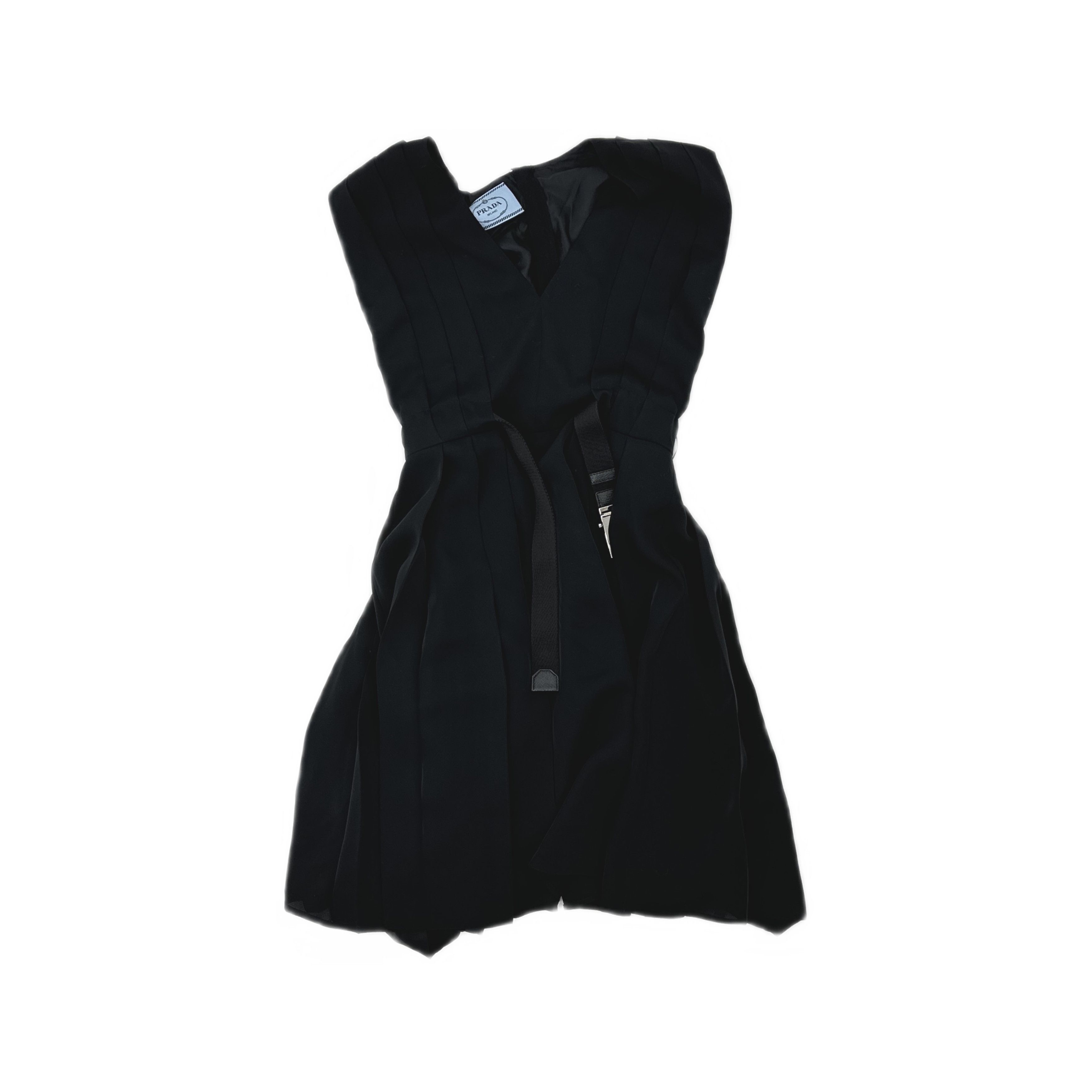 Prada Prada V-Neck Sleeveless Dress Size 36S Size XS / US 0-2 / IT 36-38 - 1 Thumbnail