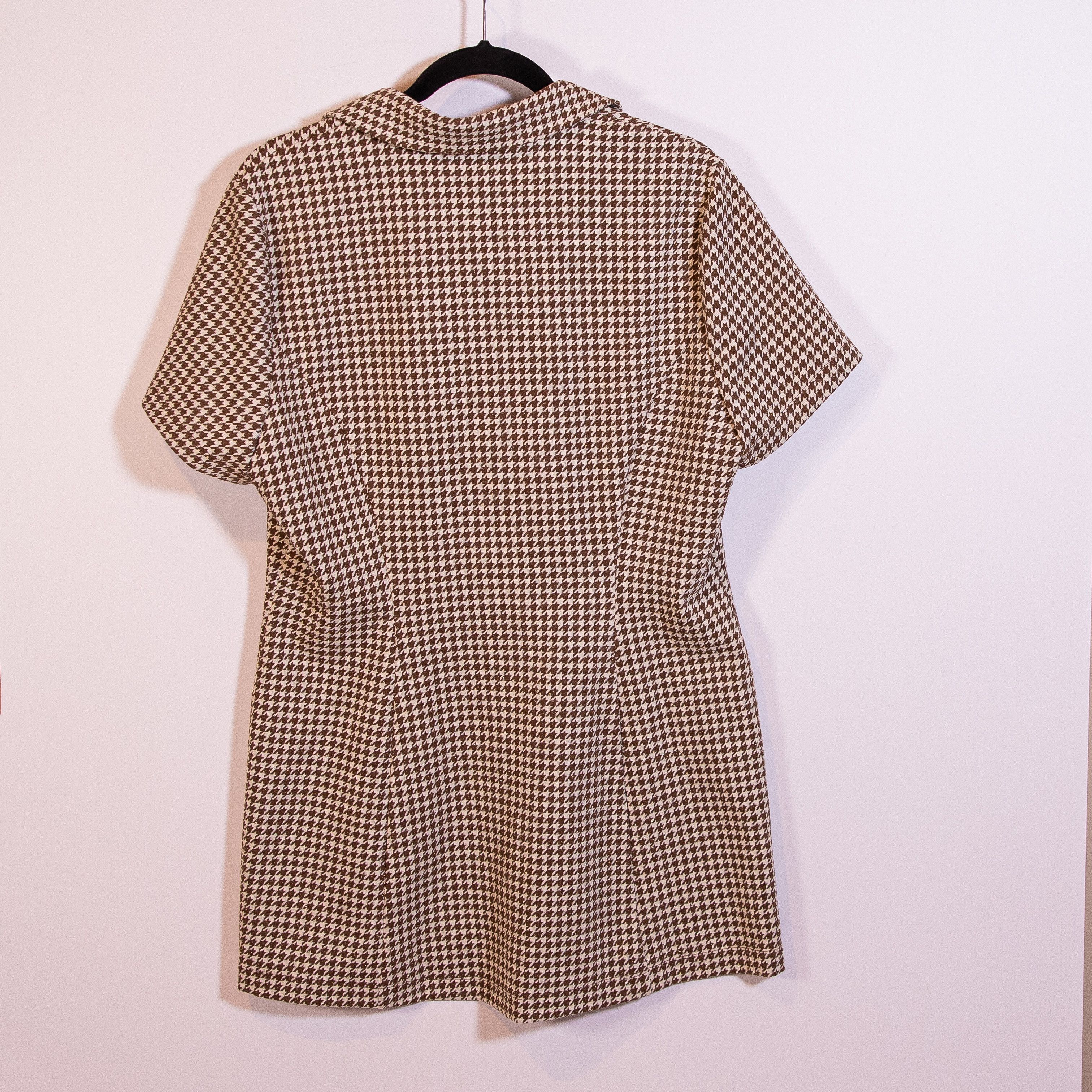 Reformation Reformation Brown Ivory Metallic Sparkle Size XL / US 12-14 / IT 48-50 - 4 Thumbnail