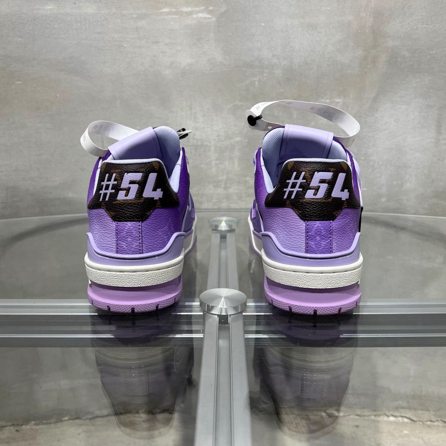 Louis Vuitton LV Trainer New Gradient Purple UK3 Size US 5.5 / IT 35.5 - 6 Thumbnail