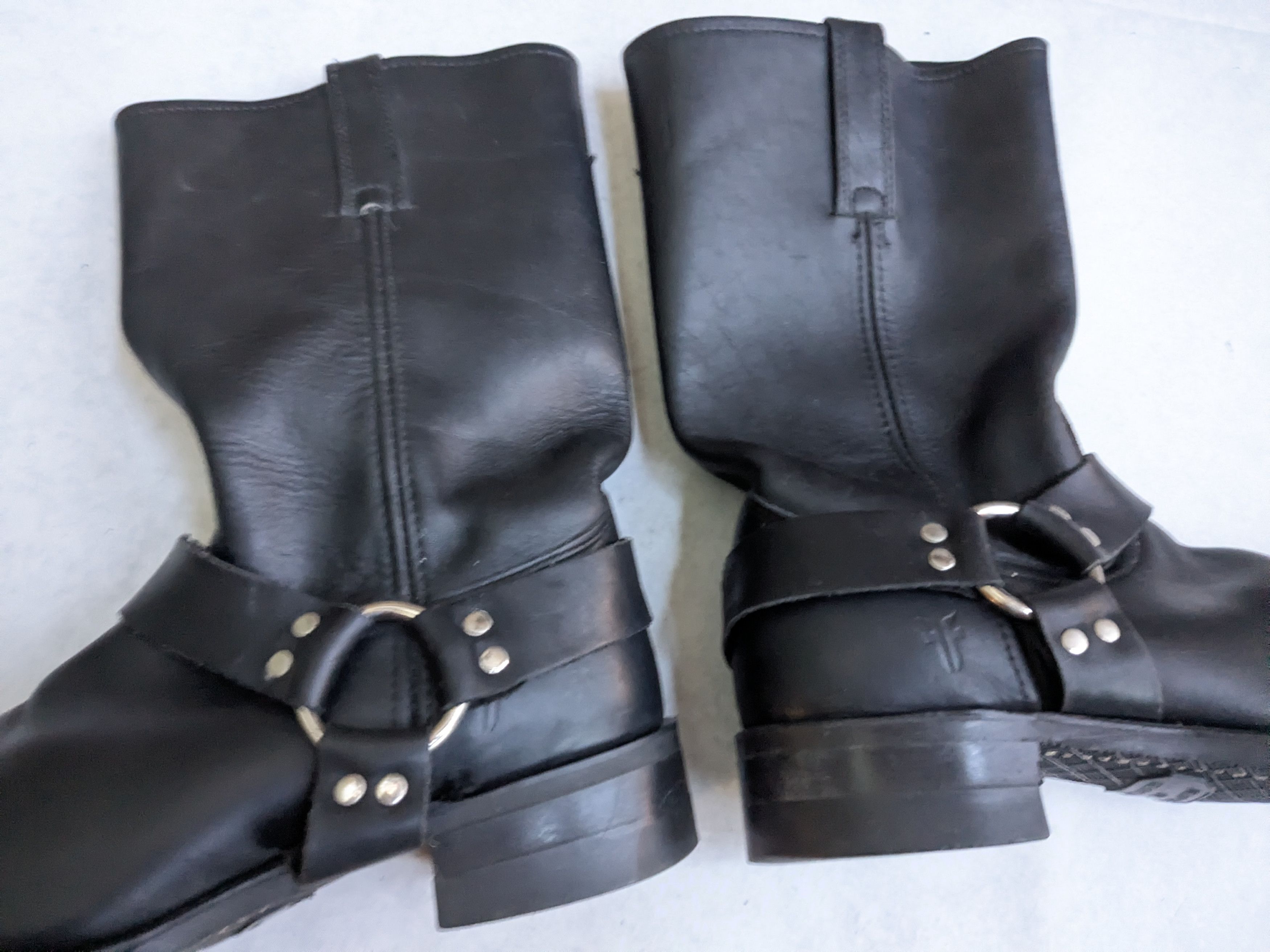 Frye Frye Harness Boots Black 12 D Leather Size US 12 / EU 45 - 2 Thumbnail