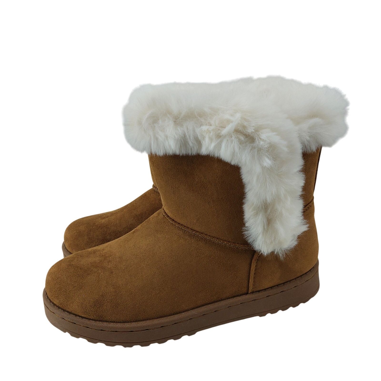 Other SO Womens Size 8 Abigail Women's Boots Faux-Fur Winter Brown Size US 8 / IT 38 - 1 Thumbnail