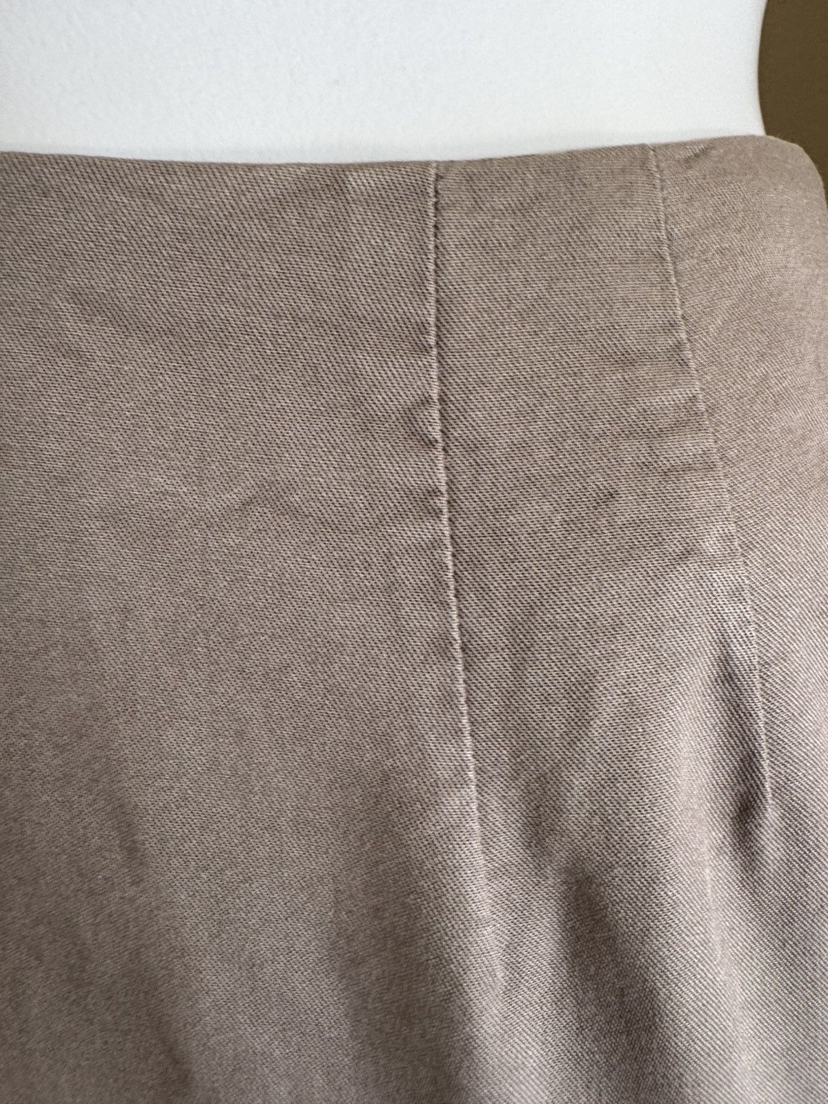 Preston & York Preston & York 6 petite tan taupe Vintage 90s skirt Size 28" / US 6 / IT 42 - 5 Thumbnail