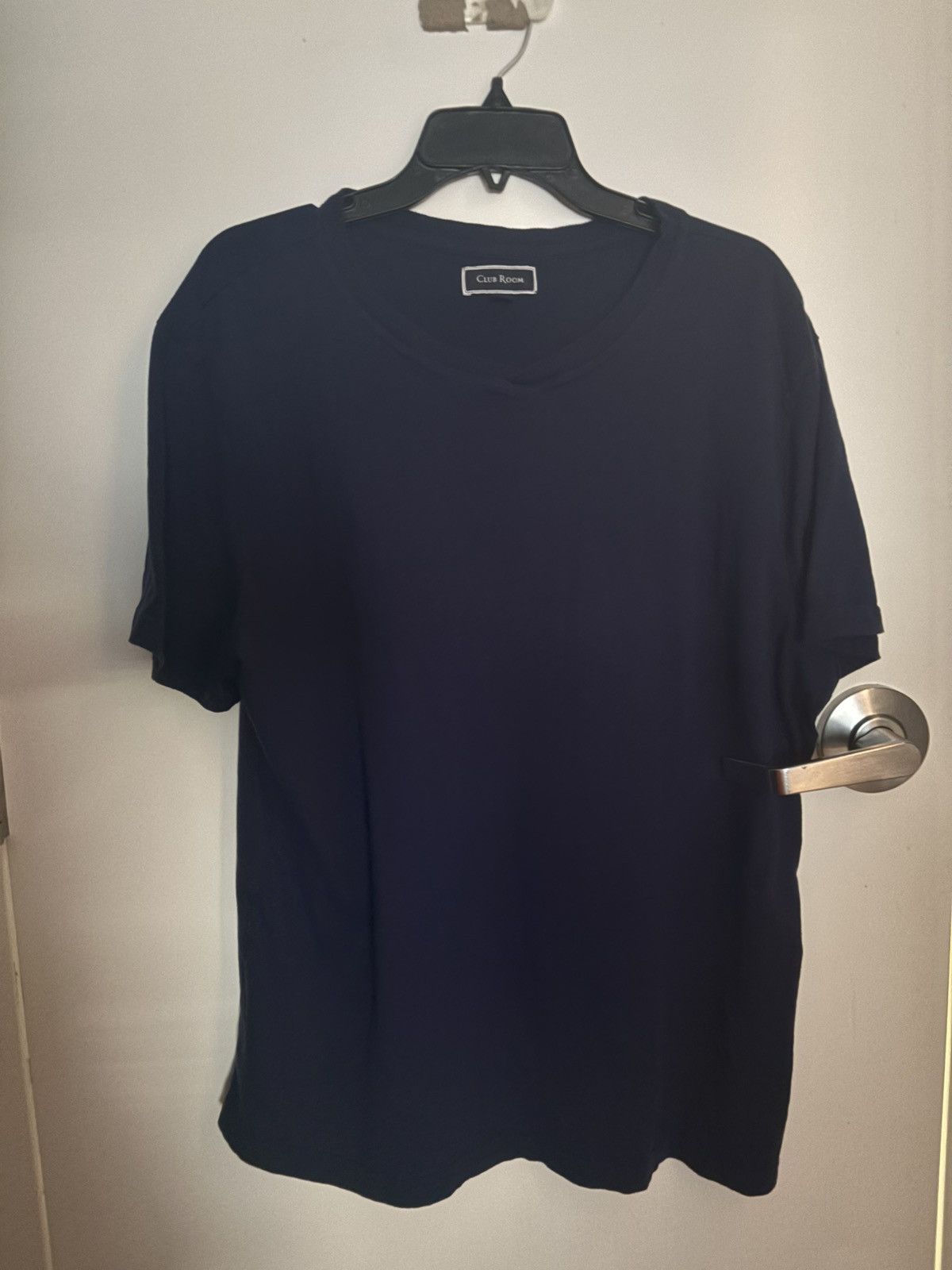 Club Room Club Room Men's Navy Blue Crew Neck Solid T-Shirt XXL Size US XXL / EU 58 / 5 - 7 Thumbnail