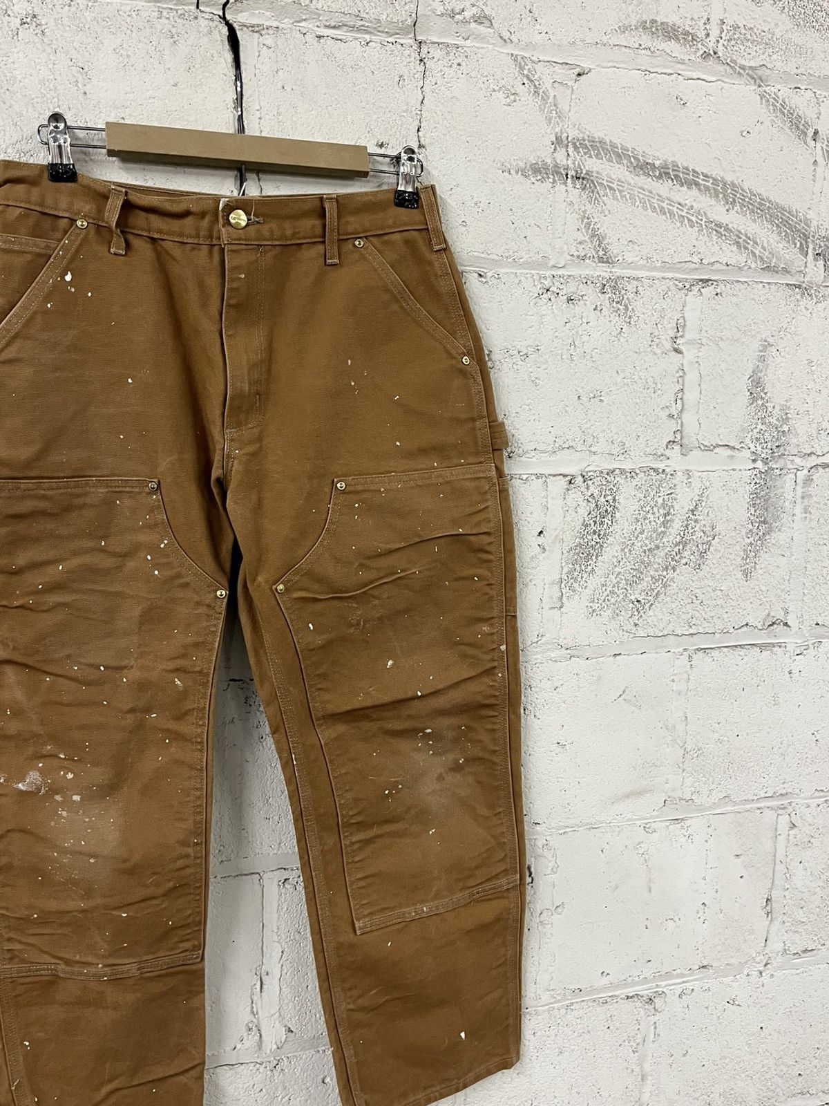 Carhartt Carhartt double knees vintage painter pants faded thrashed Size US 30 / EU 46 - 3 Thumbnail