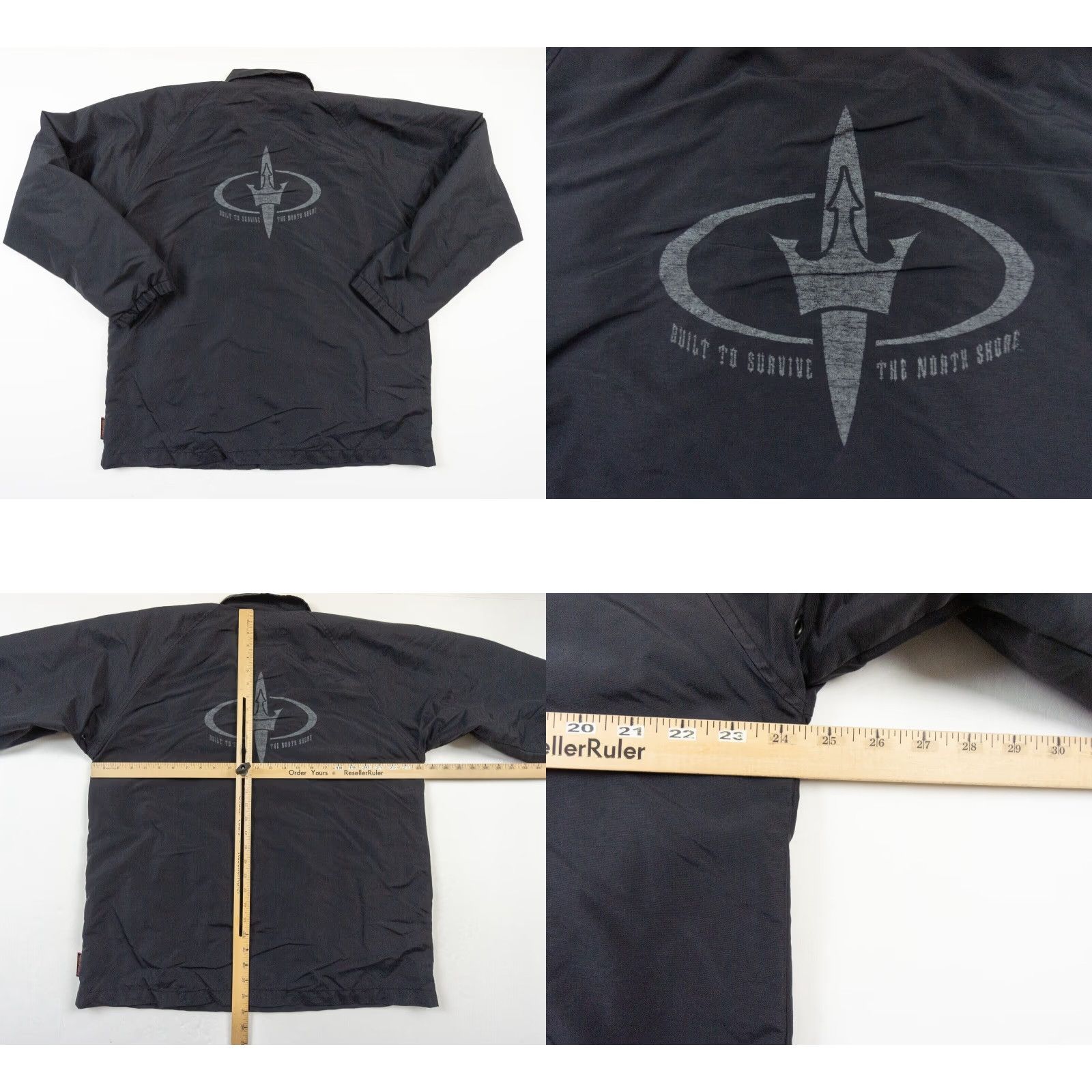 Vans VINTAGE Triple Crown Vans Windbreaker Jacket Mens XL Black Surf North Shore Hawaii Active Outdoor Size US XL / EU 56 / 4 - 8 Thumbnail