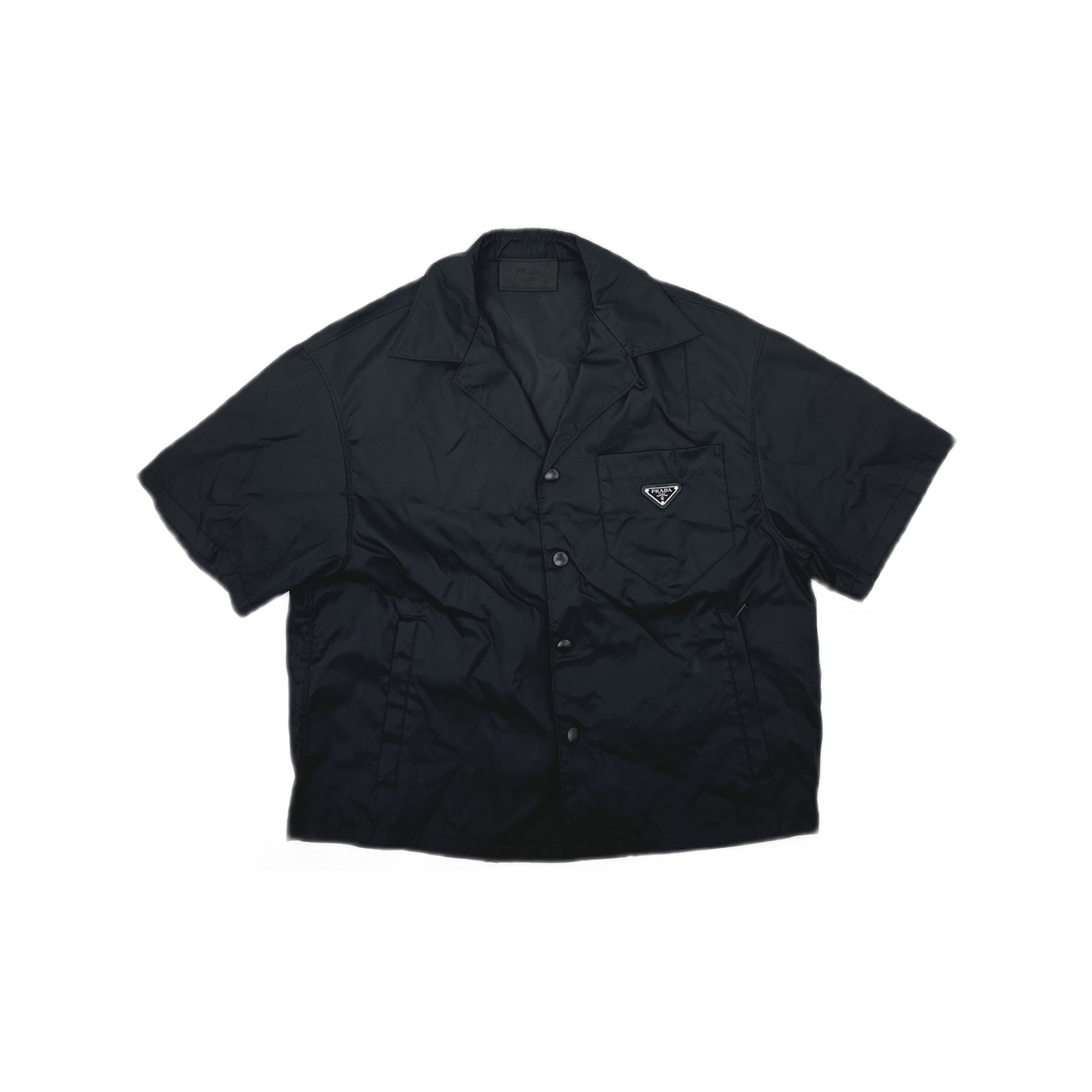 Prada Prada Re-Nylon Logo Short Sleeve Shirt Size M Size US M / EU 48-50 / 2 - 1 Thumbnail