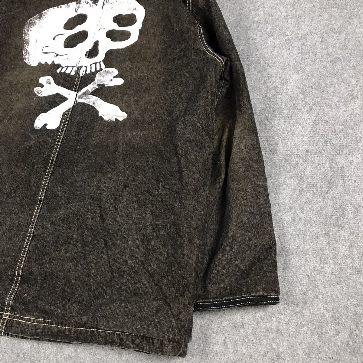 If Six Was Nine × Japanese Brand × Le Grande Bleu (L.G.B.) JAPAN STYLE ALLIX DESIGN FUR HOODIES SKULL JACKET Size US L / EU 52-54 / 3 - 12 Thumbnail
