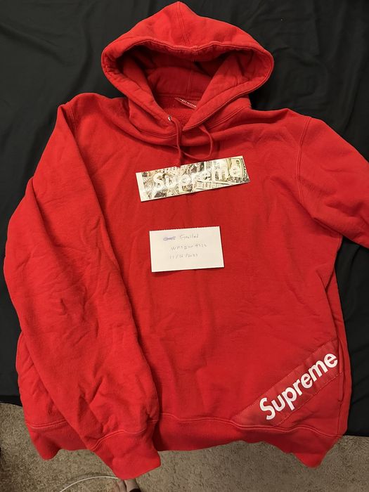 Supreme Supreme Corner Label Hooded Sweatshirt | Grailed