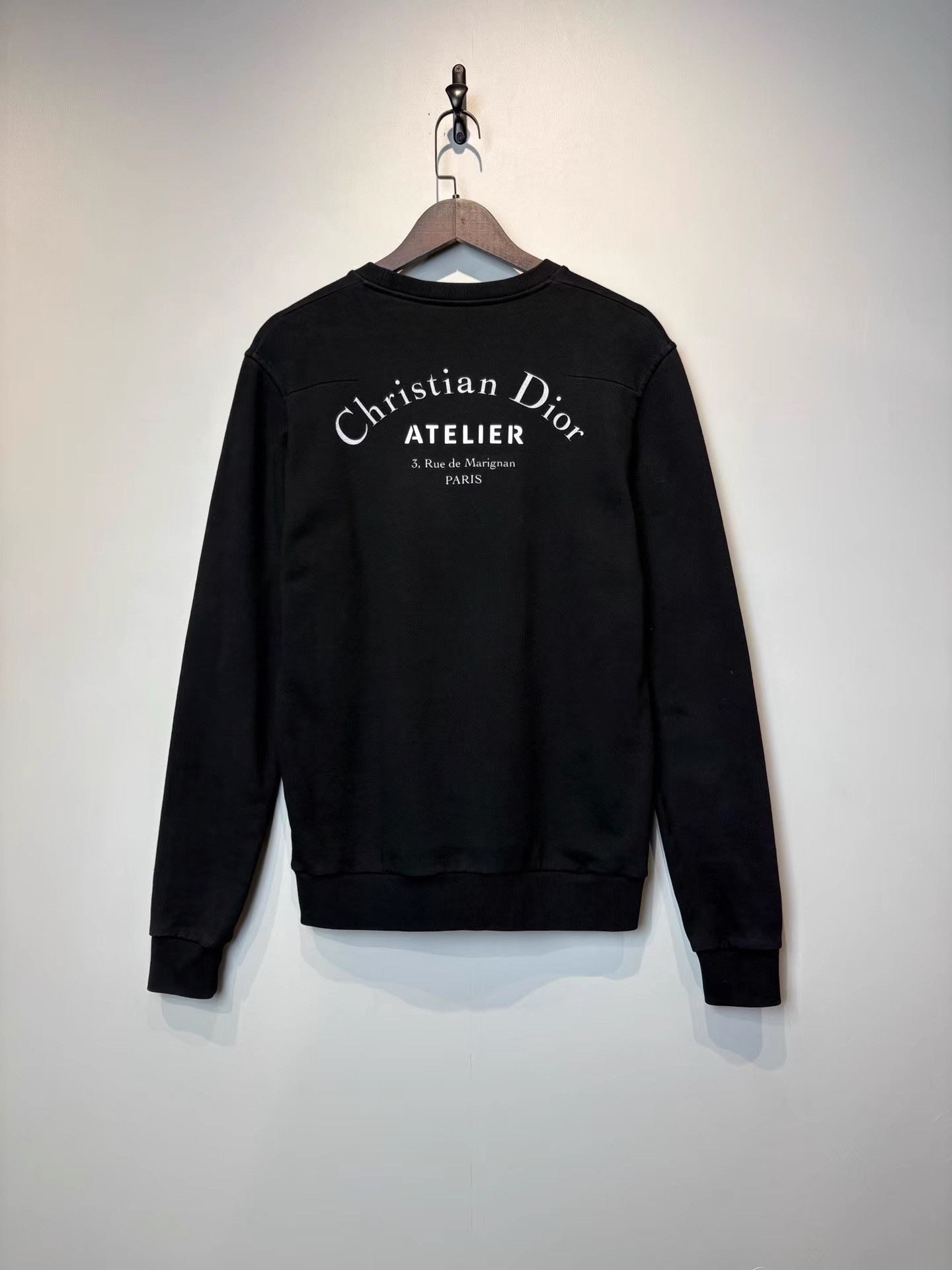Dior Dior Atelier Logo Black Washed Vintage Crew Sweatshirt K36 Size US M / EU 48-50 / 2 - 2 Thumbnail