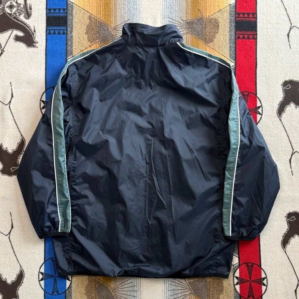 Nike VINTAGE Nike Full Zip Windbreaker Jacket 2XL Men Blue Green 90s Weather Travel 90s Mens Jacket Size US XXL / EU 58 / 5 - 5 Thumbnail