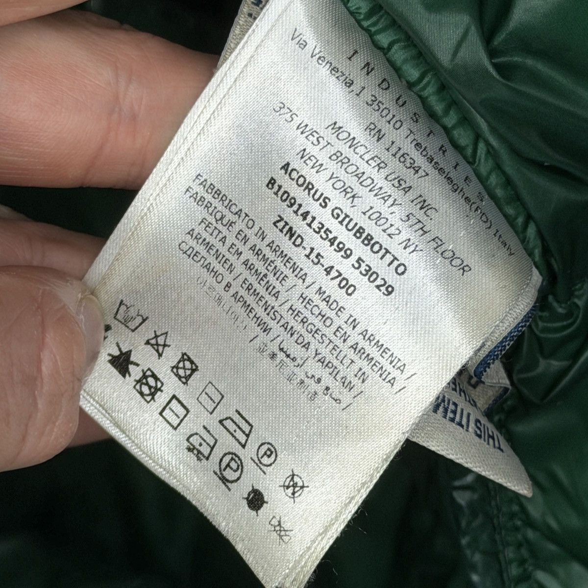 Moncler Moncler Puffer Down Jacket Longue Saison Emerald Green Size US L / EU 52-54 / 3 - 15 Thumbnail