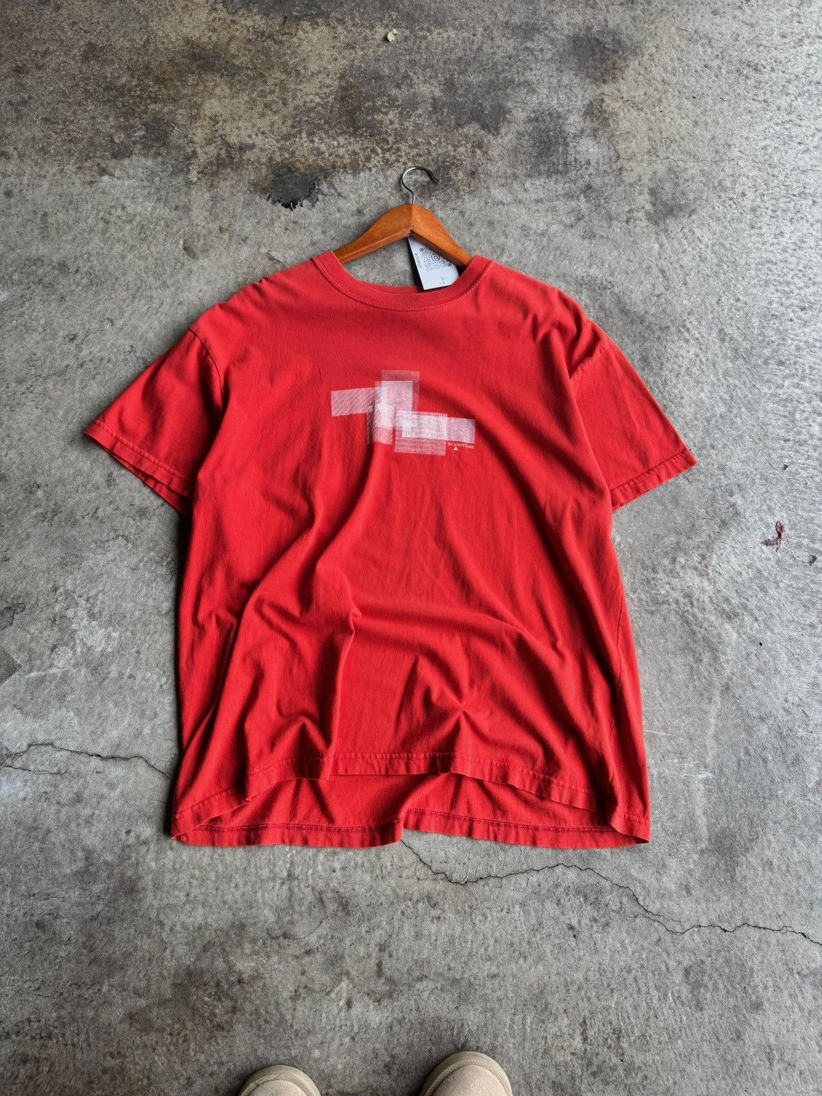 Levi's × Vintage Sick Vintage y2k Skater Streetwear Red Levi tee Size US XL / EU 56 / 4 - 1 Thumbnail