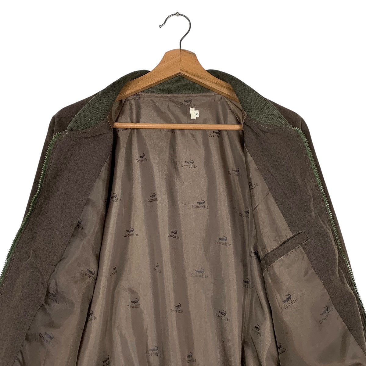 Lacoste Vintage Crocodile Fleece Bomber Jacket Size US M / EU 48-50 / 2 - 12 Thumbnail