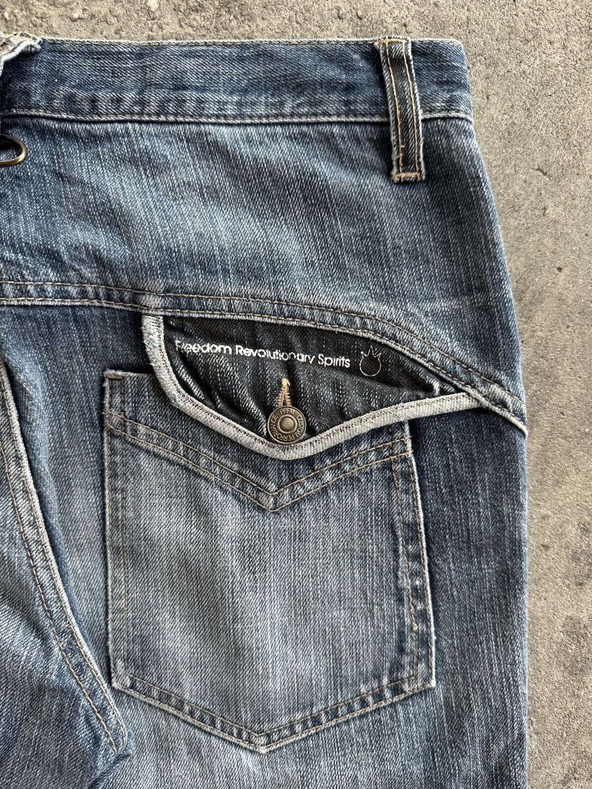 PPFM PPFM Clawmark Faded Denim Pants Y2K Streetwear Size US 32 / EU 48 - 11 Thumbnail