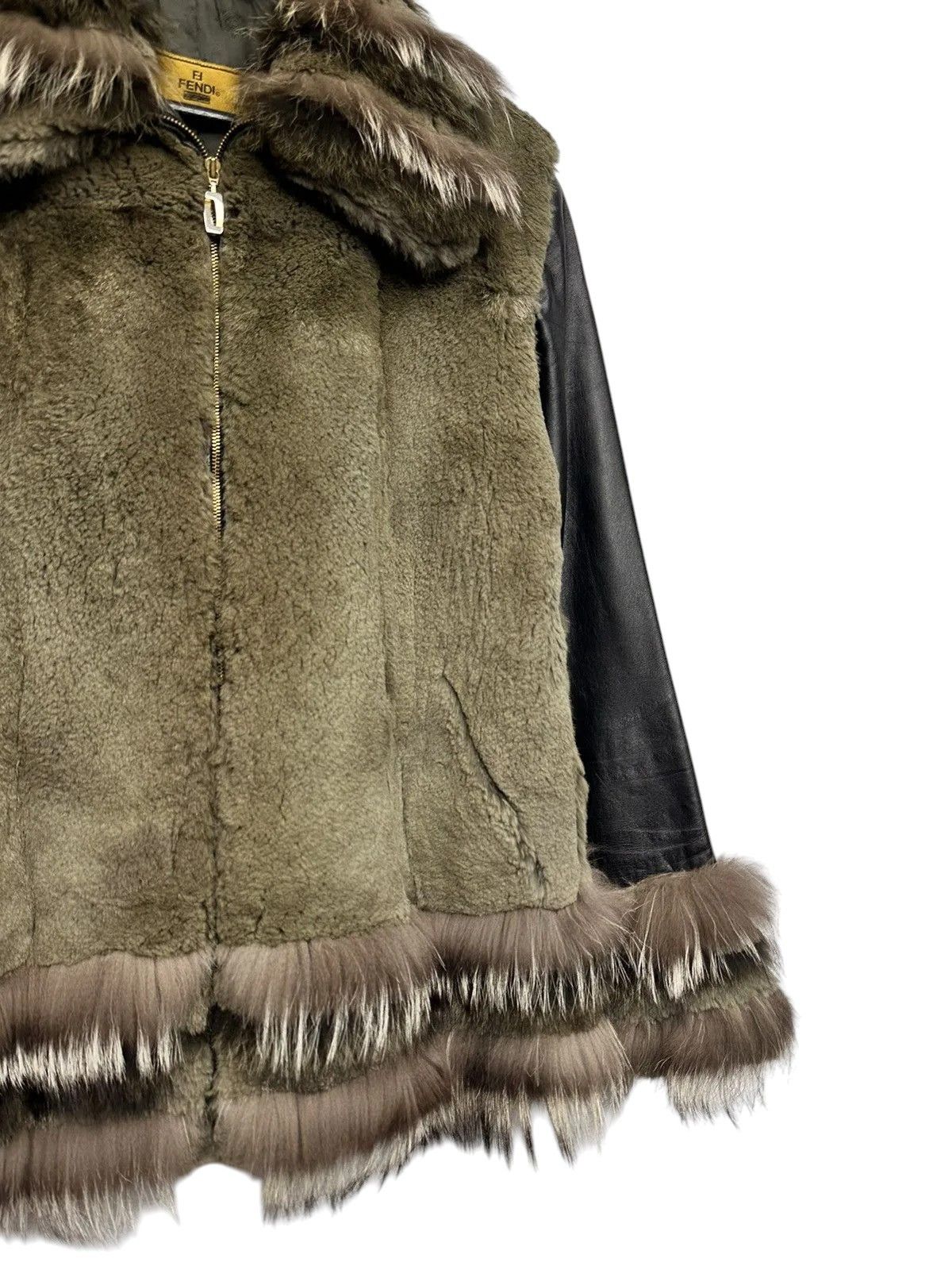 If Six Was Nine Fendi Rabbit Fur Jacket Rare IfSixWasNine LeGrandBleu Size M / US 6-8 / IT 42-44 - 4 Thumbnail