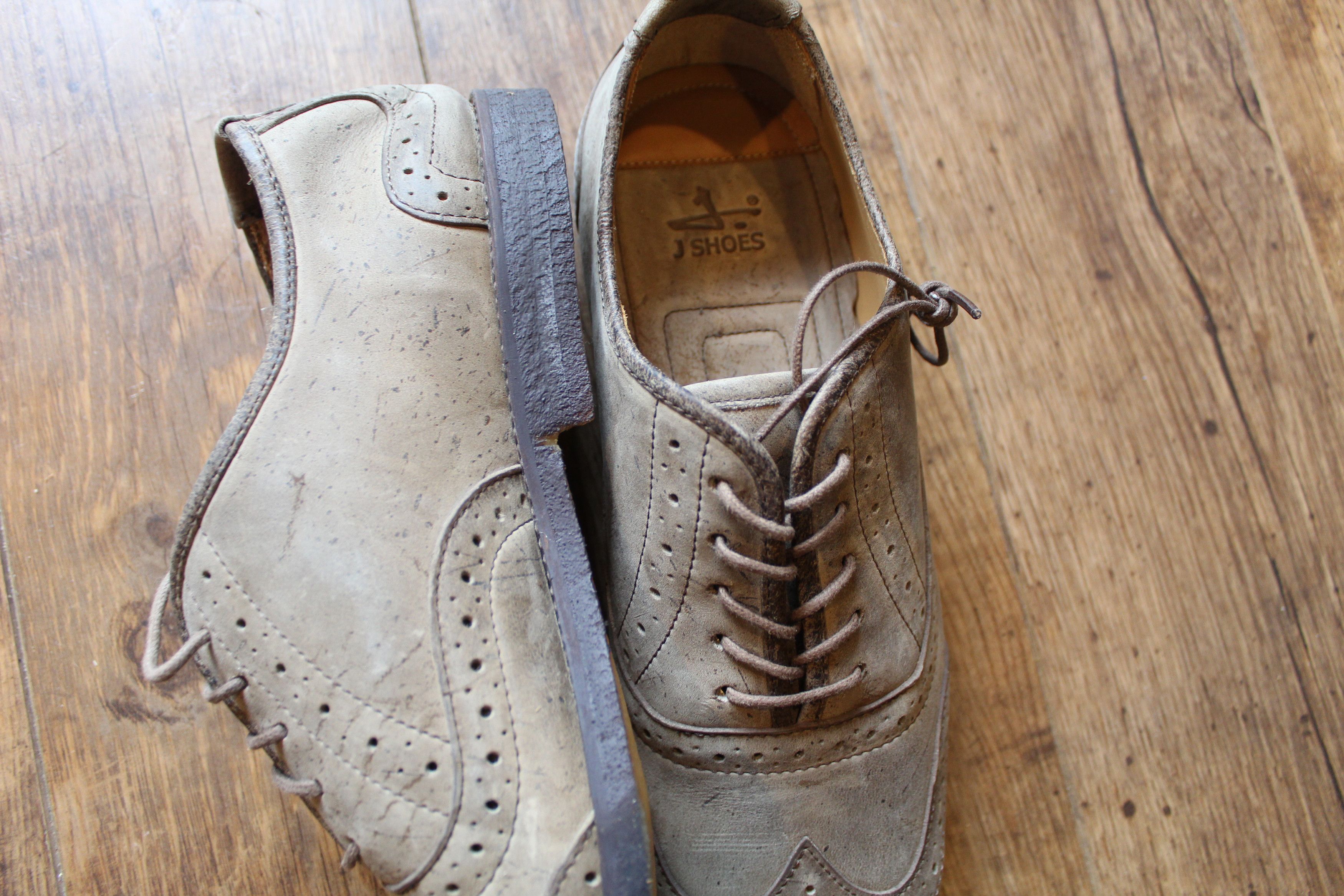 J Shoes Limited Edition “Upper Case” Kudu Leather Wingtip Ultra-Rare Size US 11 / EU 44 - 4 Thumbnail