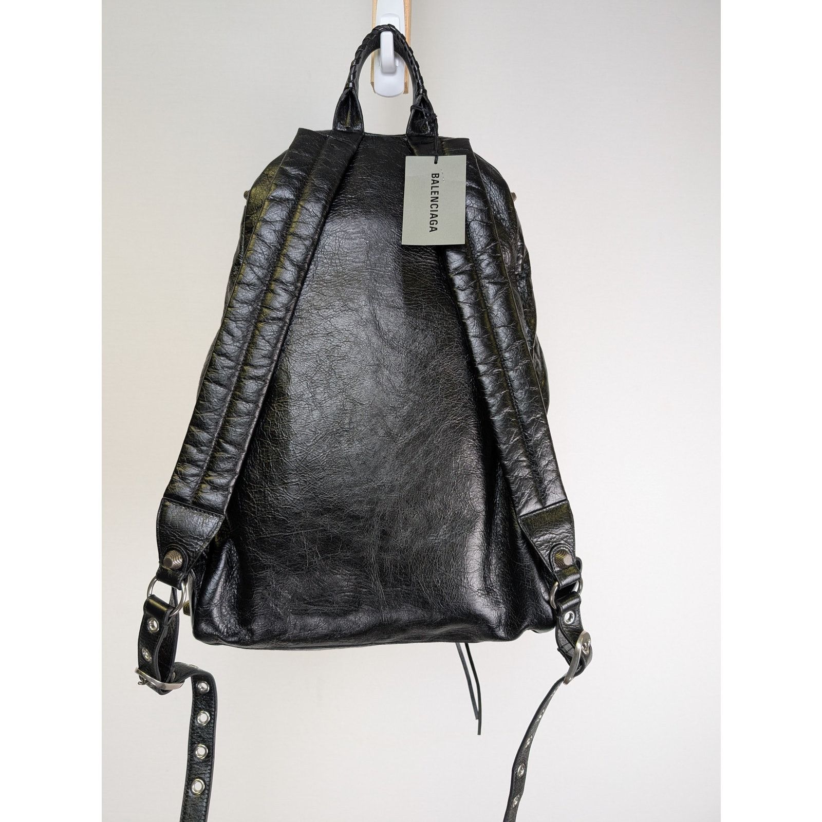 Balenciaga o1rshd1 Size: OS / LE Cagole Backpack in Black Size ONE SIZE - 7 Thumbnail